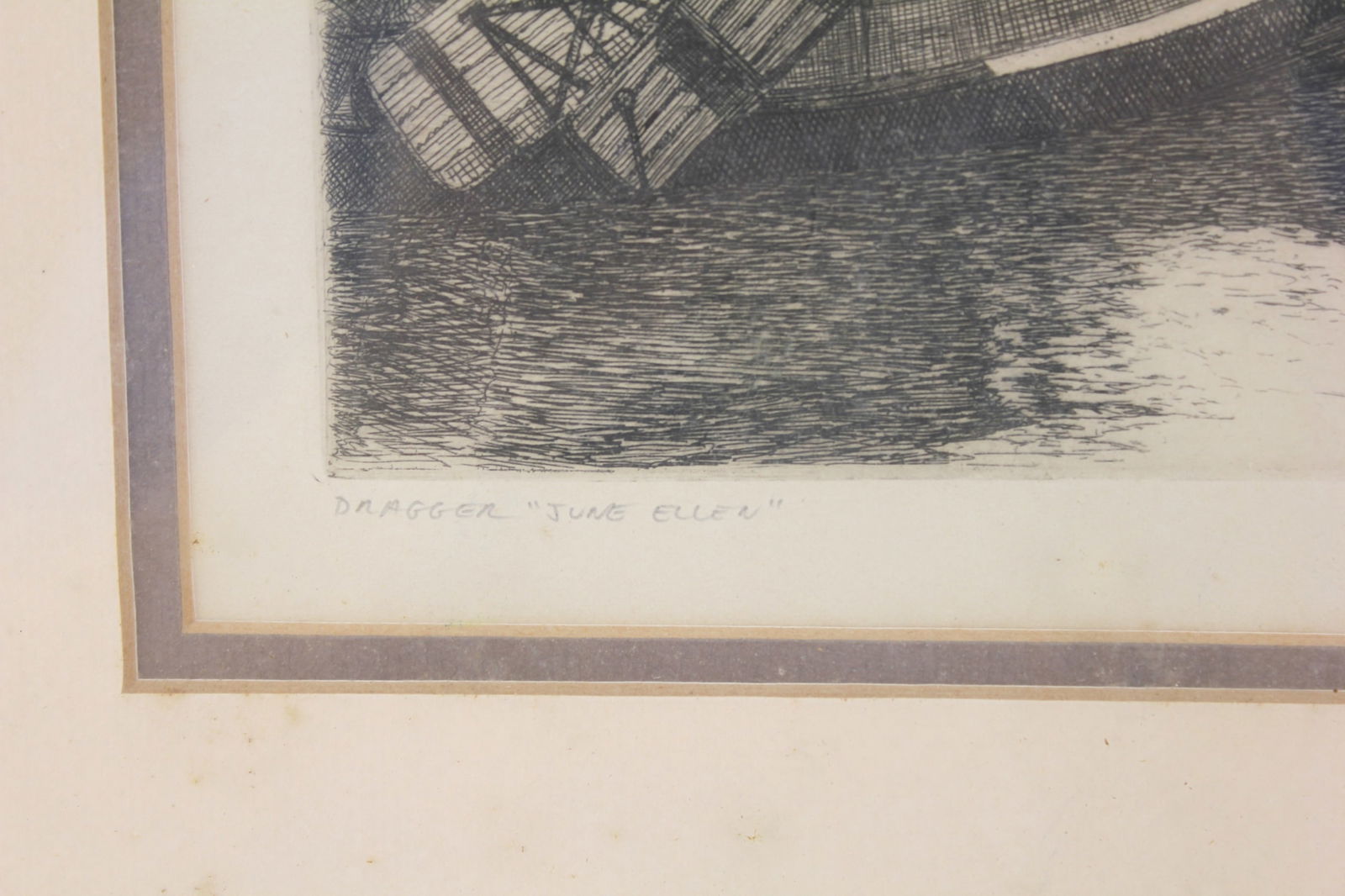 Leonard H Mersky. Dragger-June Ellen, Etching - 4
