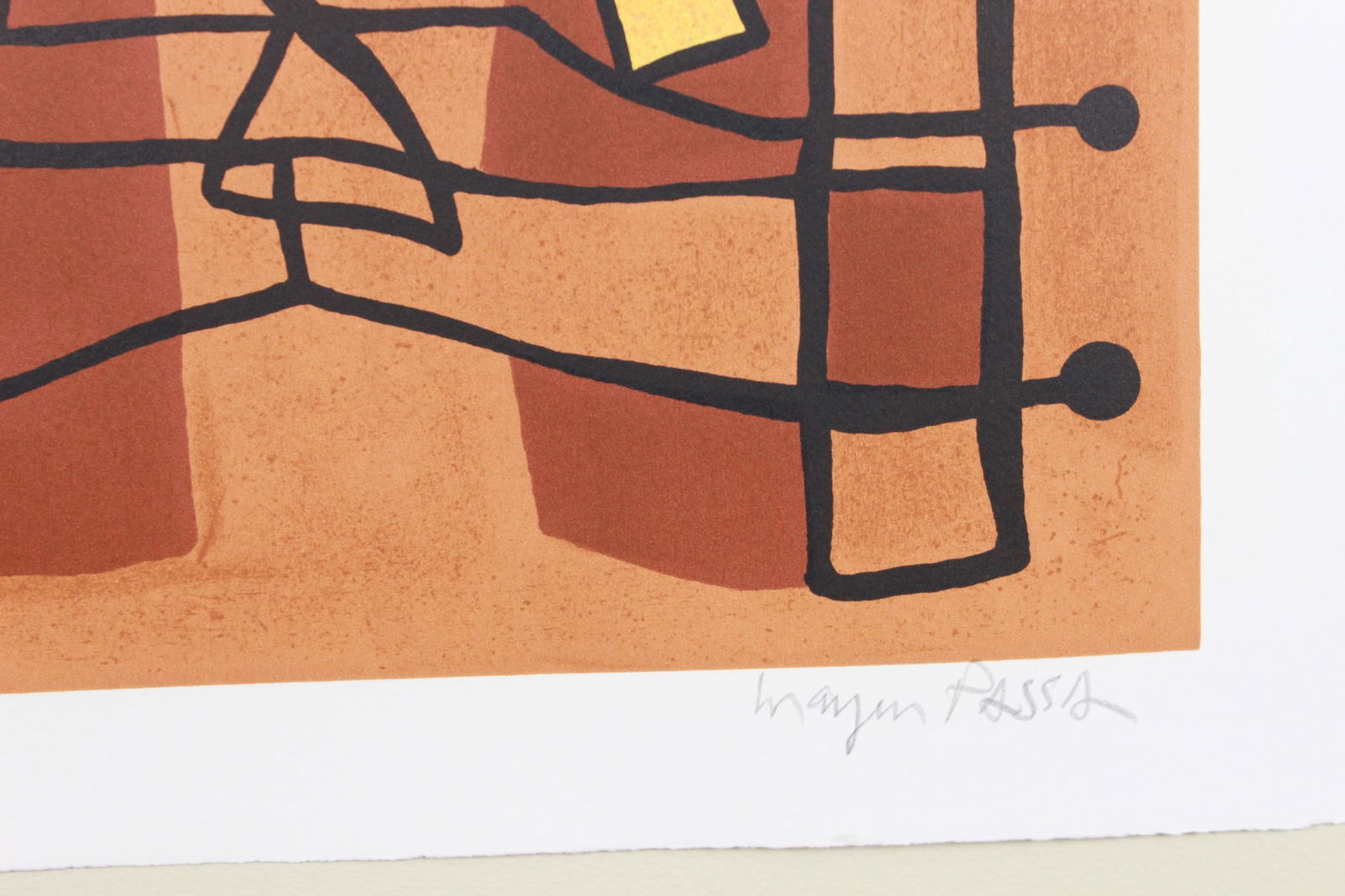 Mayeu Passa, Camouflage, Signed Lithograph - 2