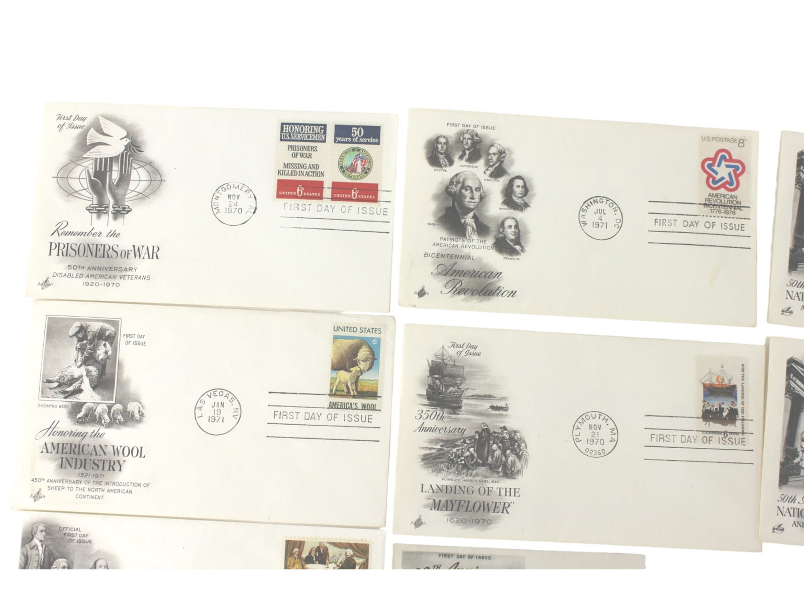 20 ASSORTED ANNIVERSARY FIRST DAY COVERS - 2