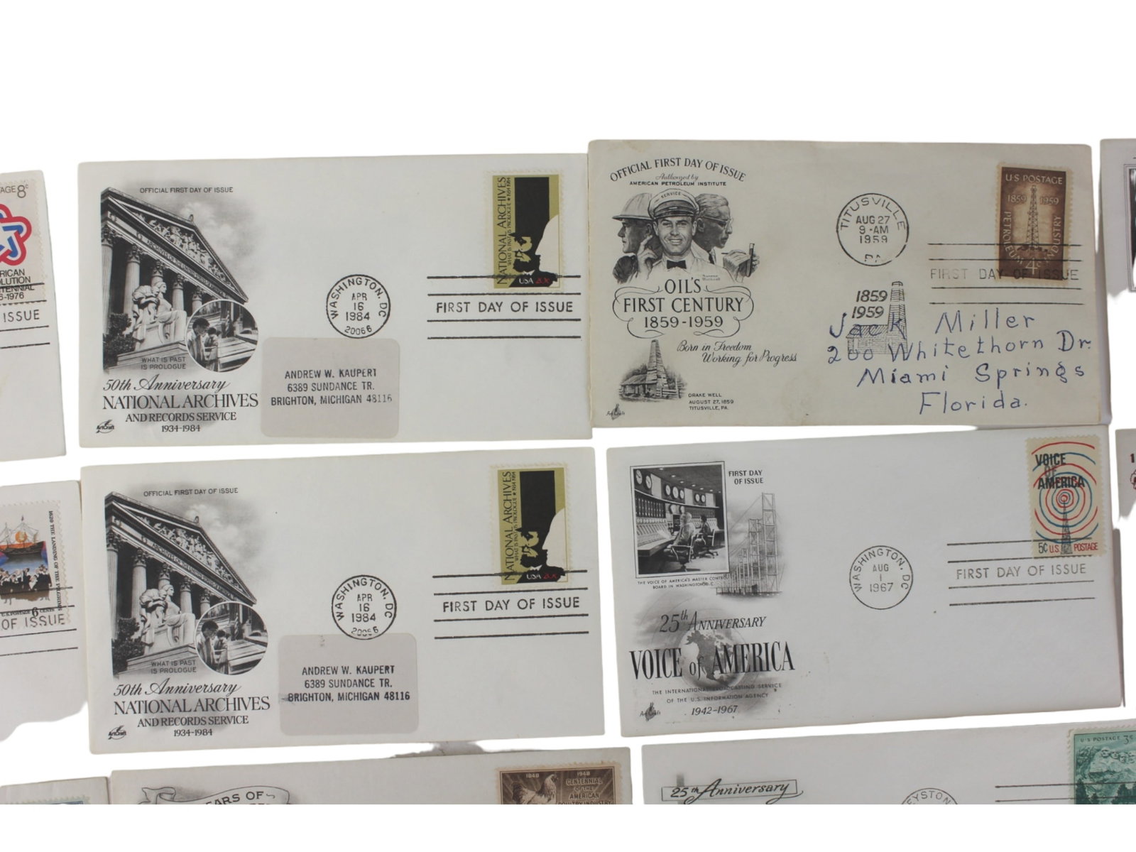 20 ASSORTED ANNIVERSARY FIRST DAY COVERS - 4