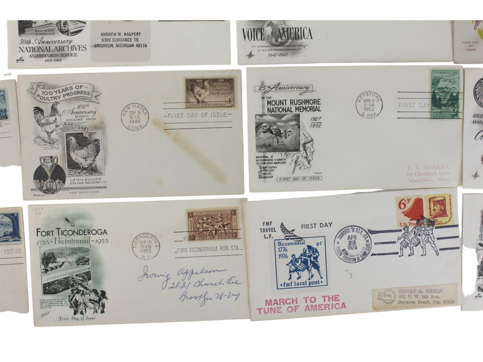20 ASSORTED ANNIVERSARY FIRST DAY COVERS - 5