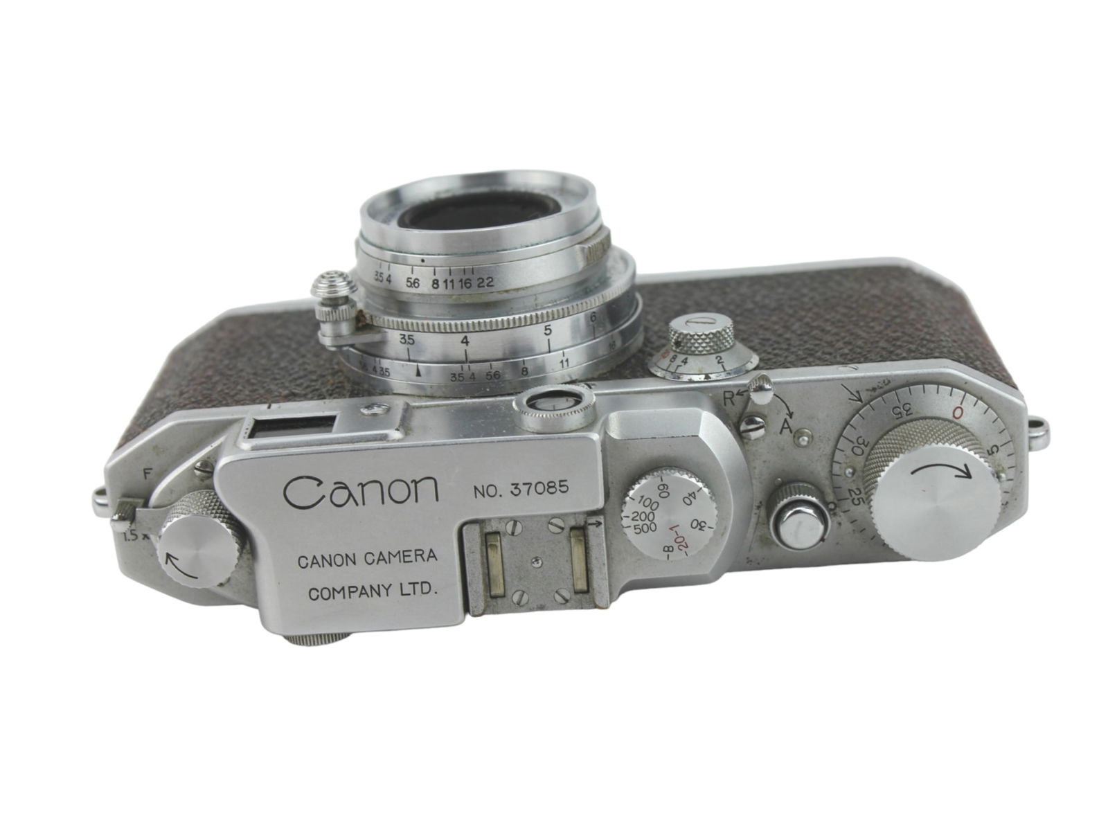 CANON IIB 35MM RANGEFINDER CAMERA - 4