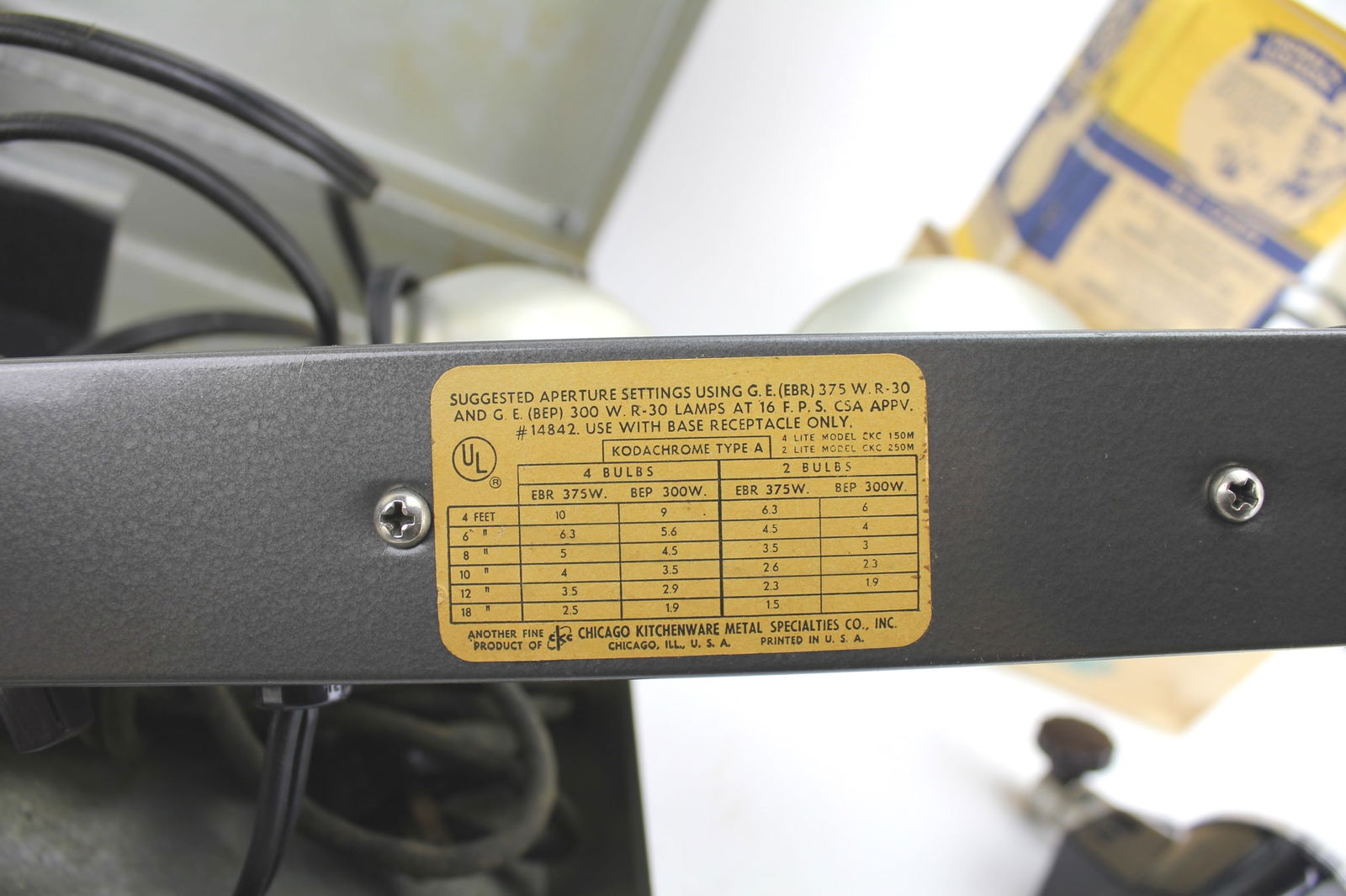 THREE PHOTOGRAPHIC LIGHTING SETS - 7