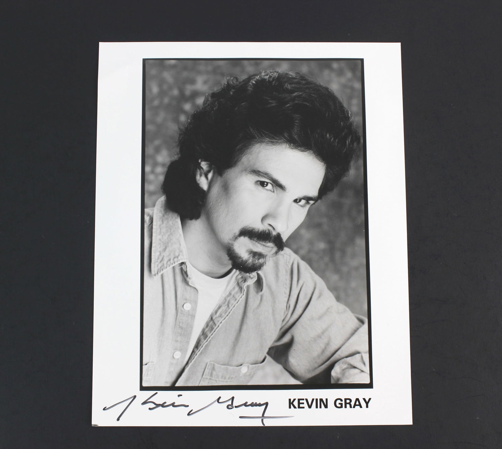 Two Kevin Gray Signed Photos - 2