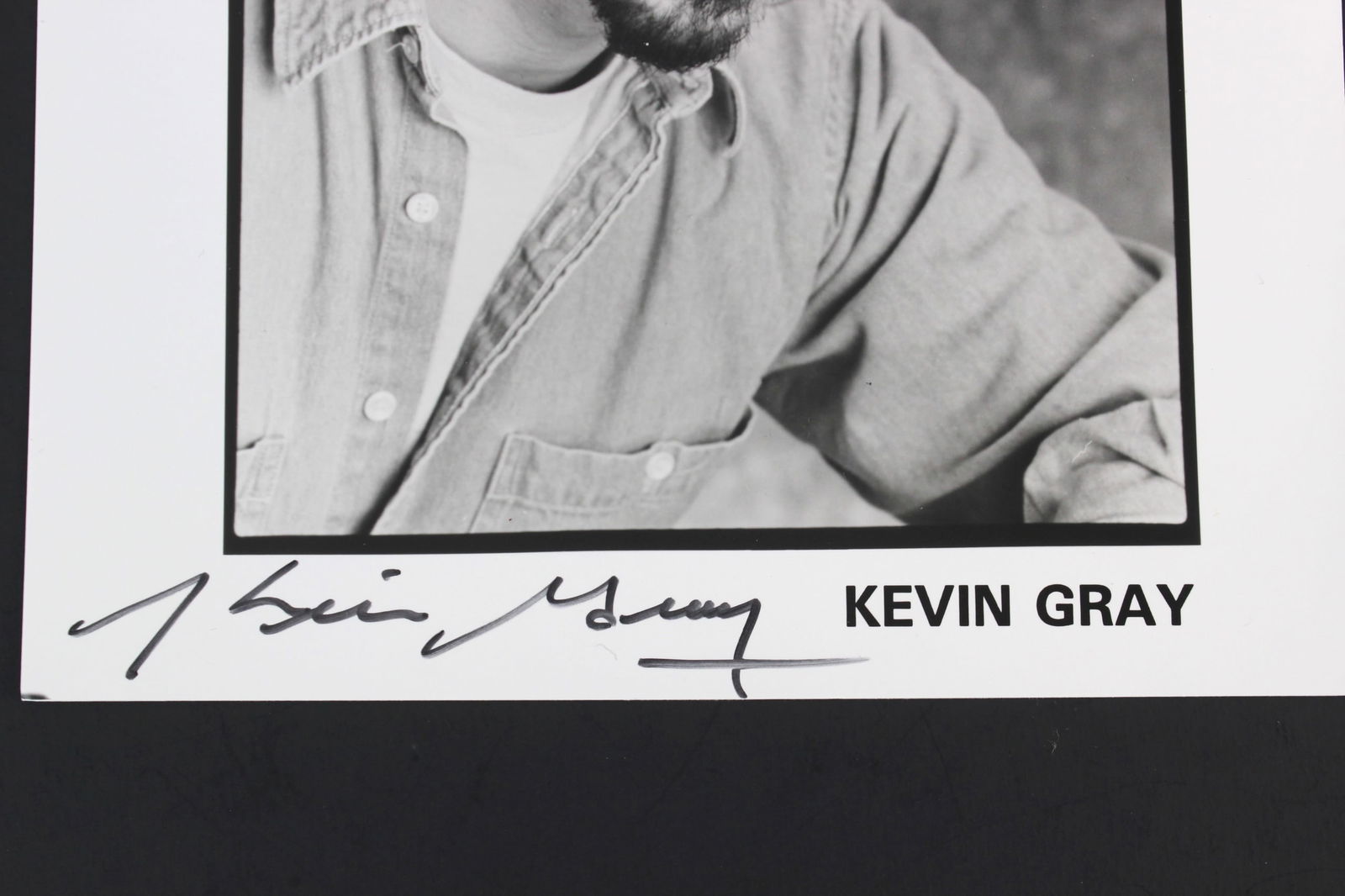 Two Kevin Gray Signed Photos - 3