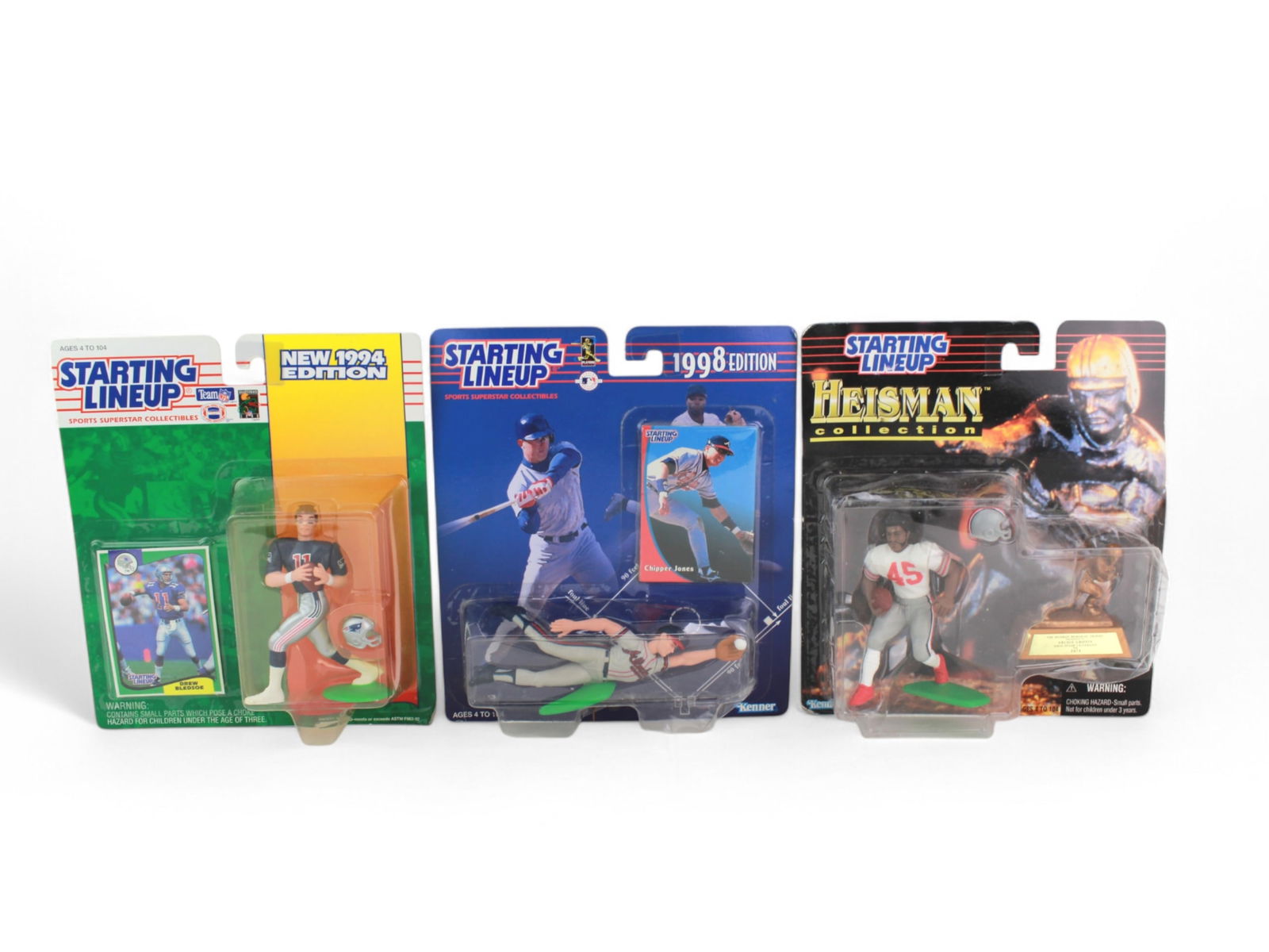 Three Starting Lineup Sports Superstar Figures (1 of 9)