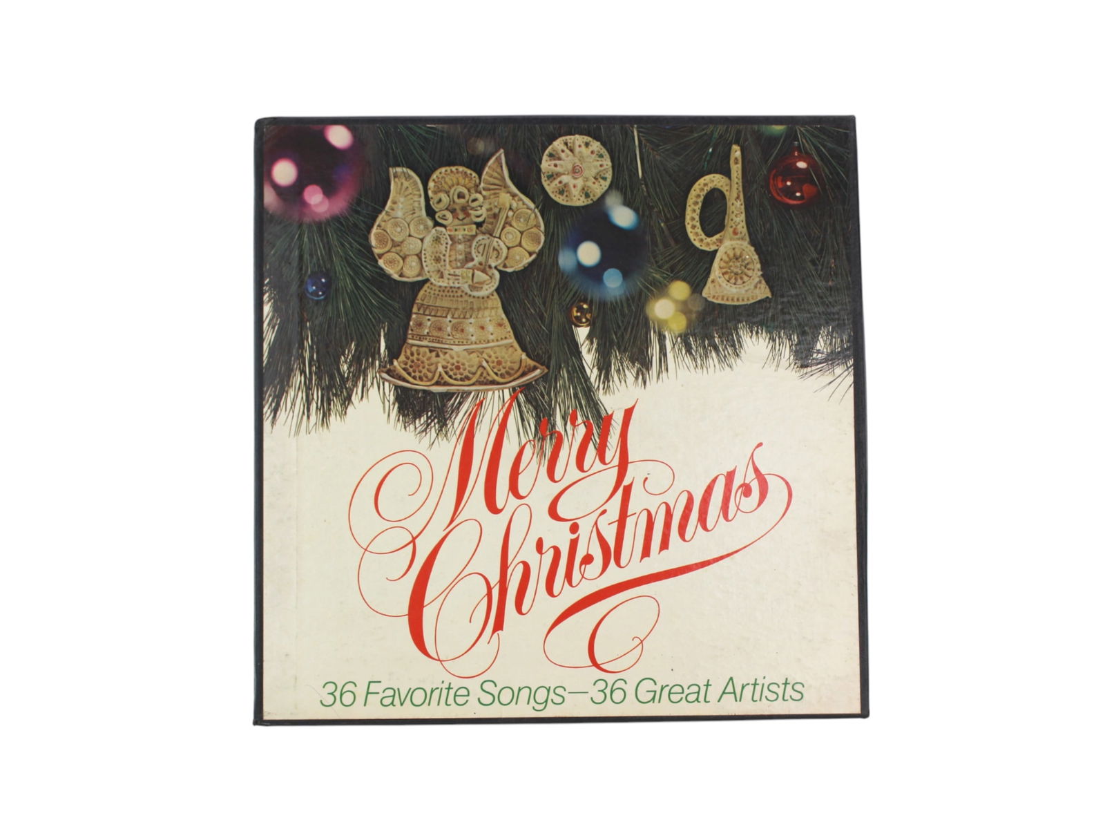 A Set of Three 12-inch Records for Merry Christmas: Merry Christmas, 36 Favorite Songs, recorded by Columbia House, A Columbia Musical Treasury, with four Premium-quality, 12-inch Long-Playing Records.