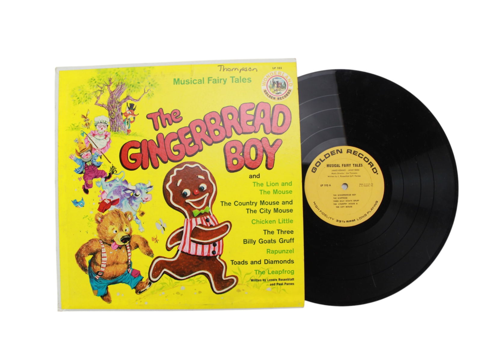 Five Children's 12-inch Vinyl Audio Records - 13