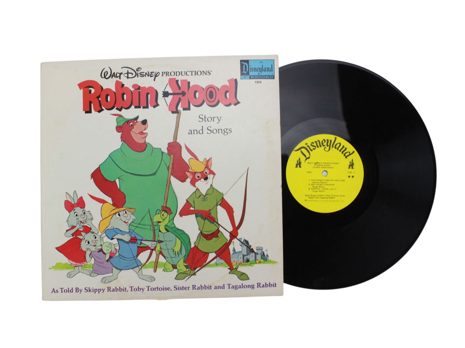 Five Children's 12-inch Vinyl Audio Records - 2