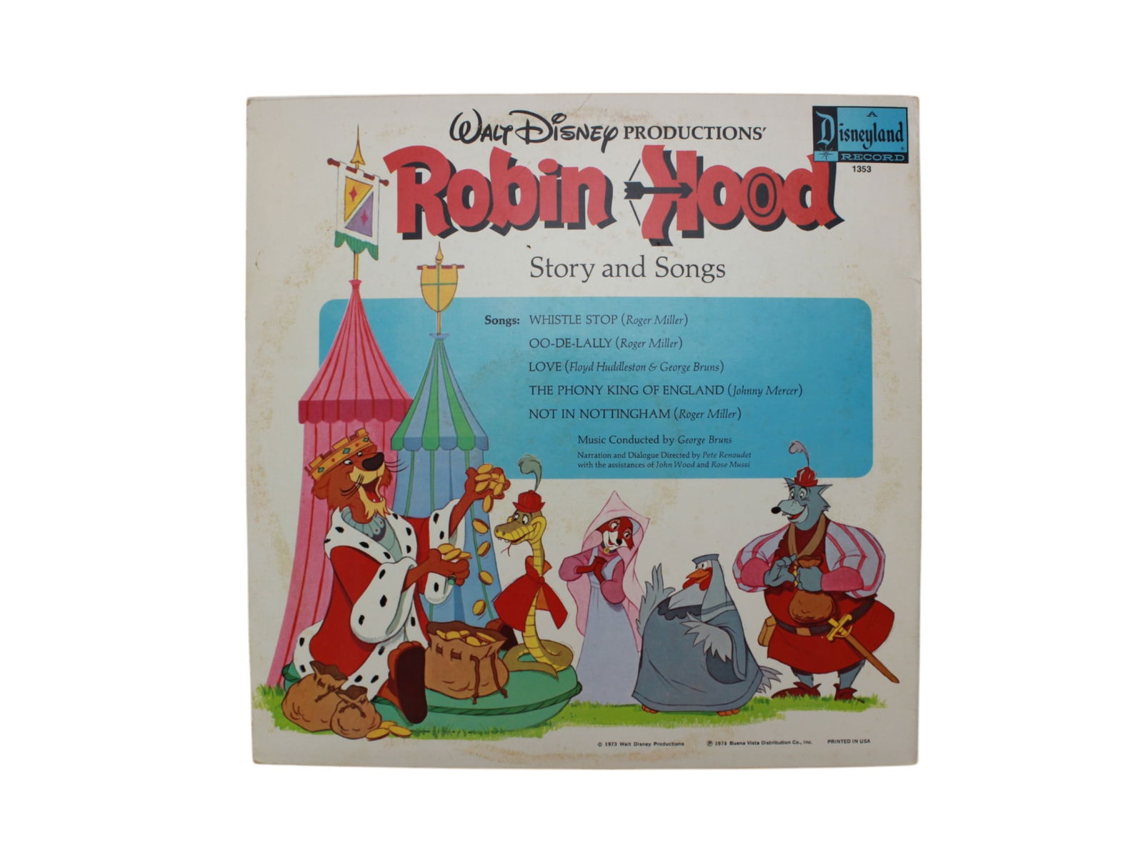 Five Children's 12-inch Vinyl Audio Records - 4