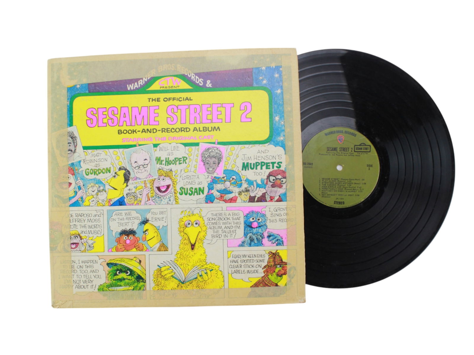 Five Children's 12-inch Vinyl Audio Records - 5