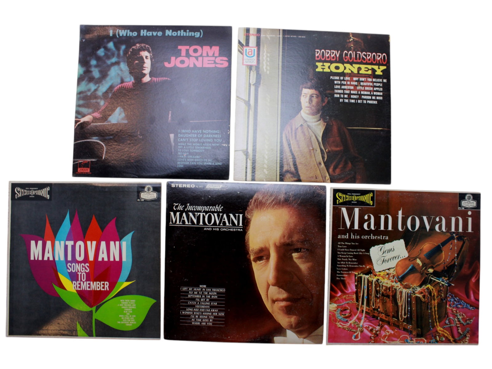 Five 12-inch Vinyl Audio Records (1 of 16)