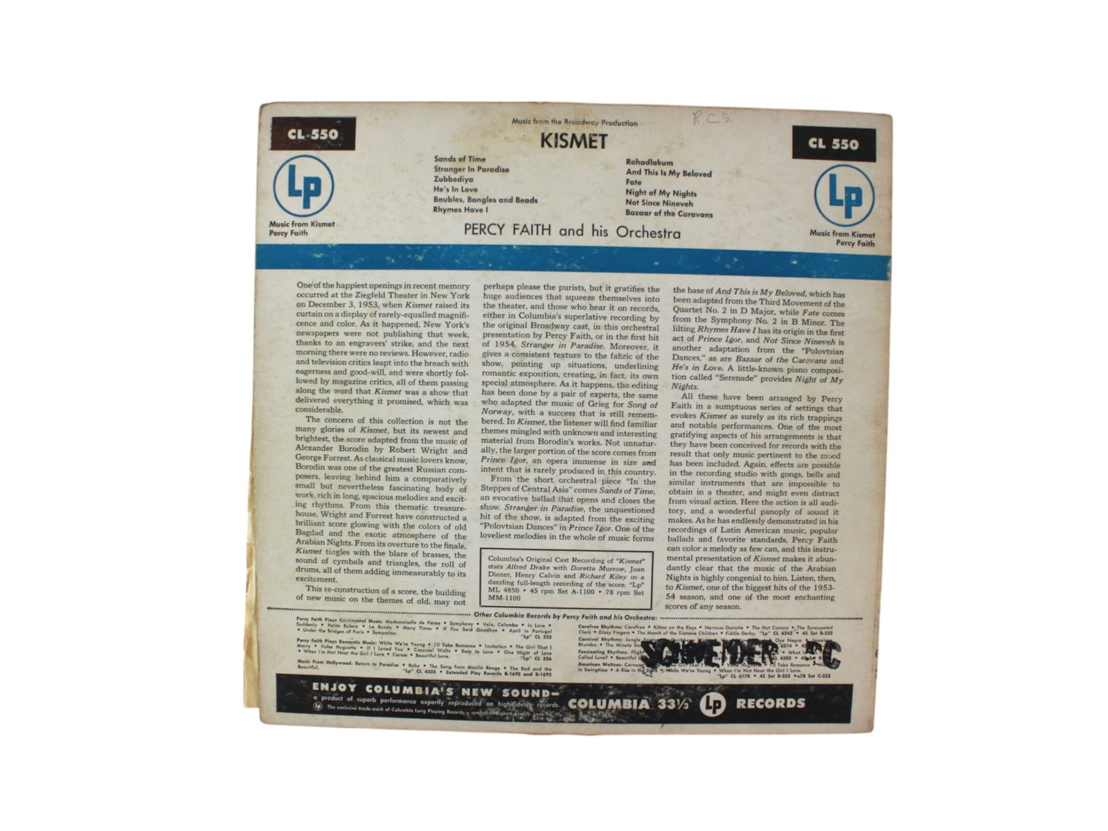 Five 12-inch Vinyl Audio Records - 10