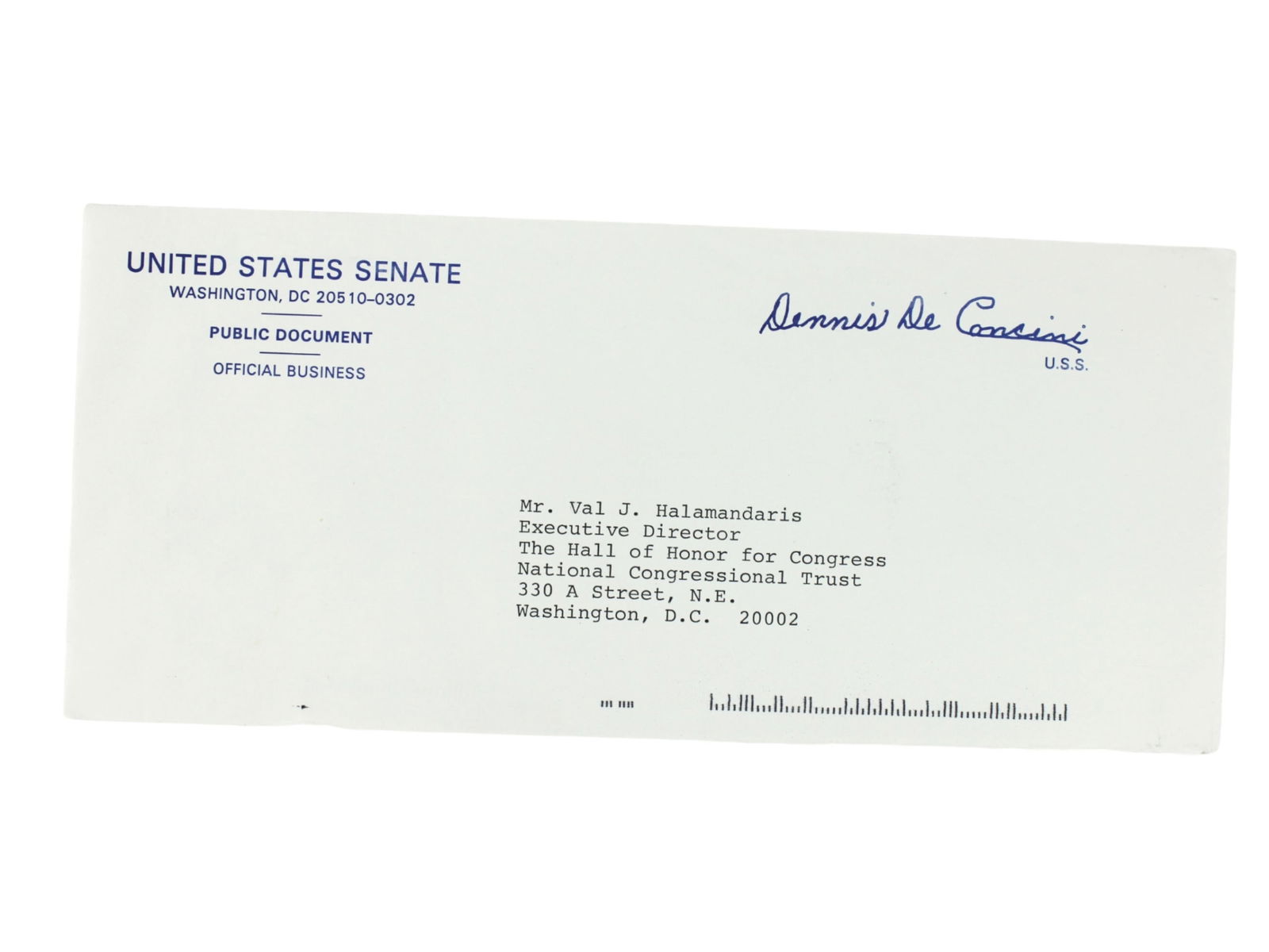 Signed Letters from U.S. Senators/ Representatives - 9