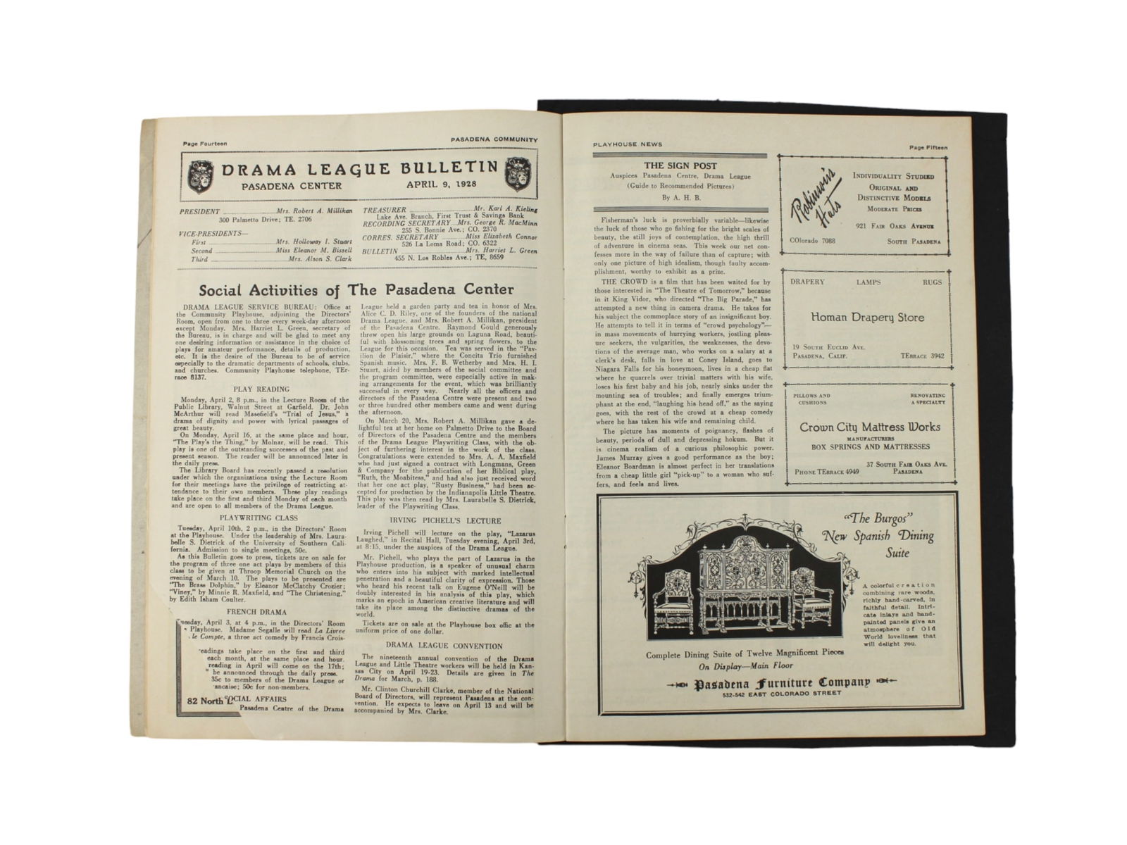 Pasadena Playhouse Program – Lazarus Laughed,1929 - 4