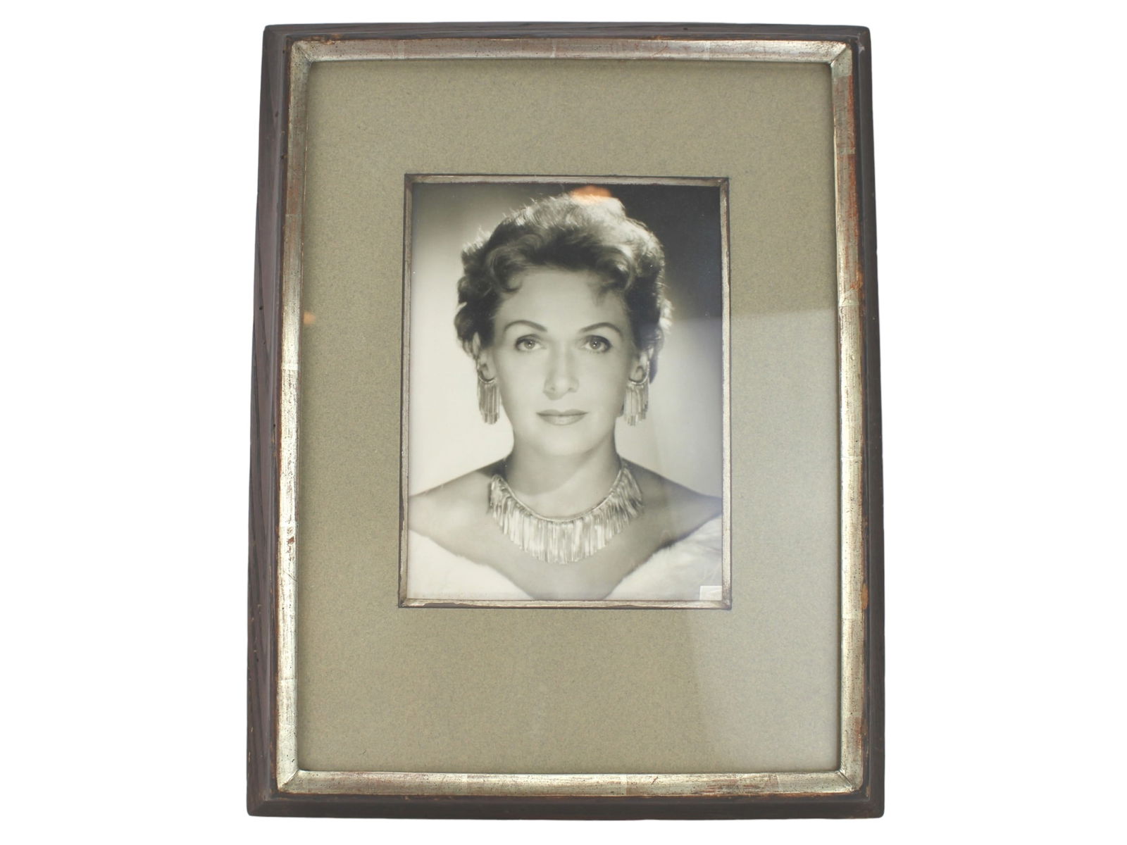 Framed 1964 Portrait of Elisabeth Schwarzkopf: his elegant black-and-white portrait features renowned soprano Elisabeth Schwarzkopf (1915 – 2006, German-born Austro-British soprano), captured by photographer Fayer of Vienna. The photo is housed
