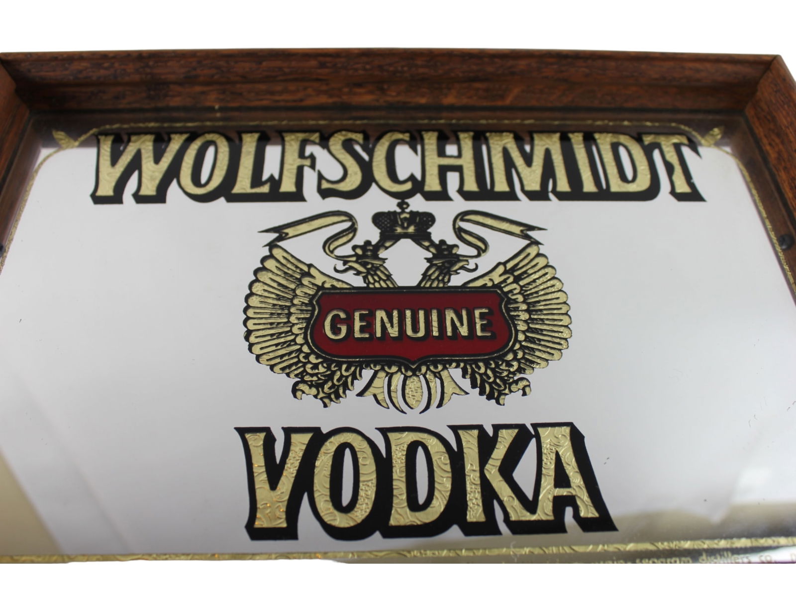 Wolfschmidt Vodka Vintage Mirror Tray - 3