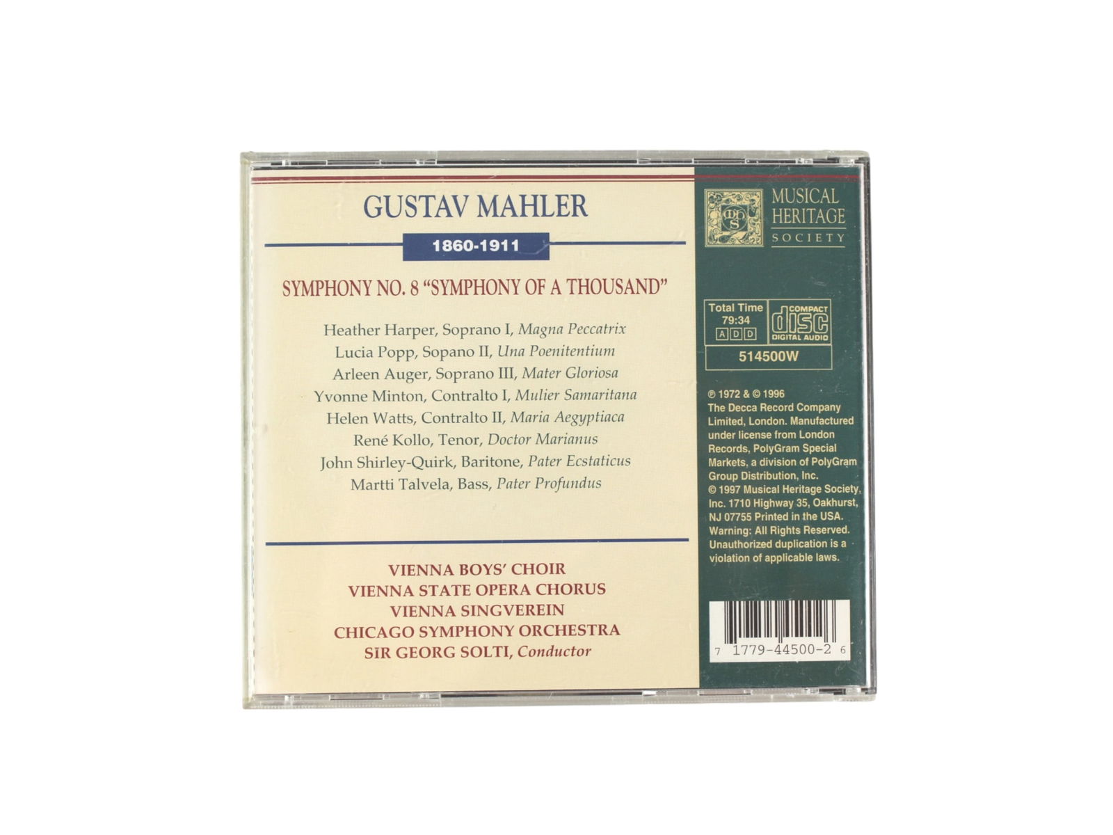 Three Classic Music CDs - 3