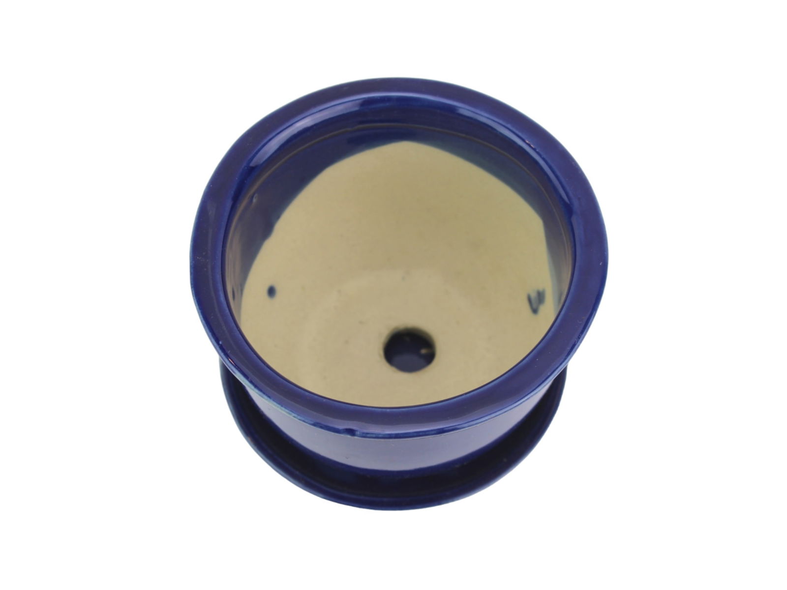 Blue Pottery Cactus Pot - 2