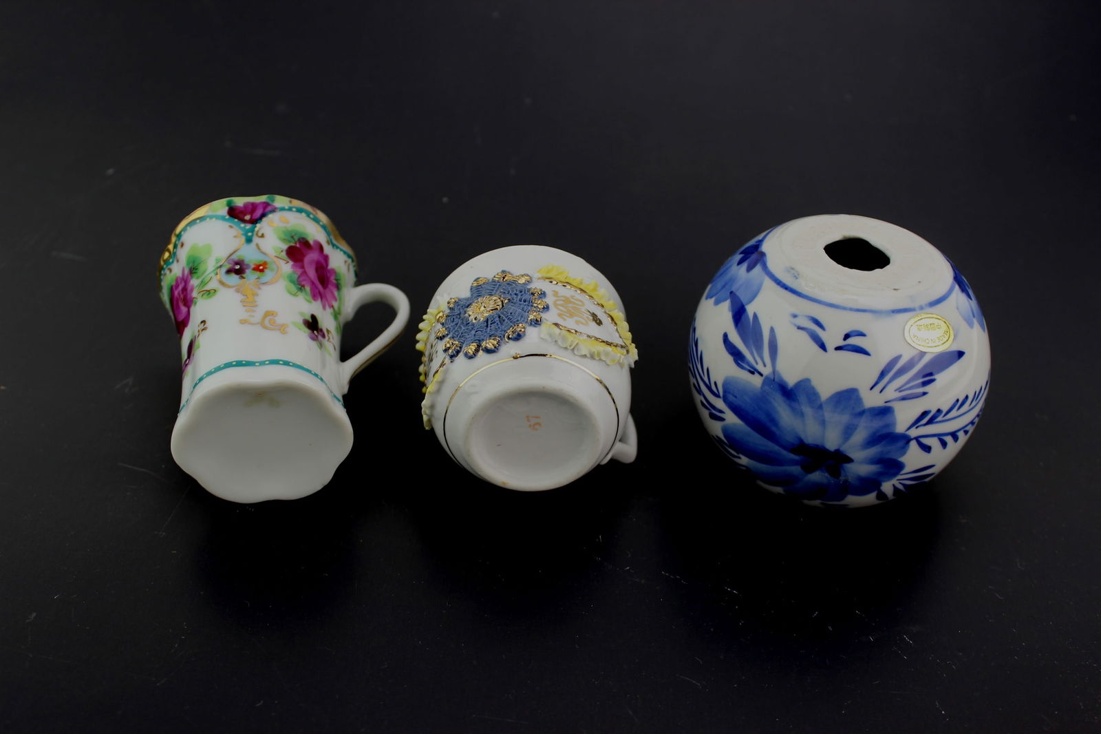 Three Porcelain Table Items - 3