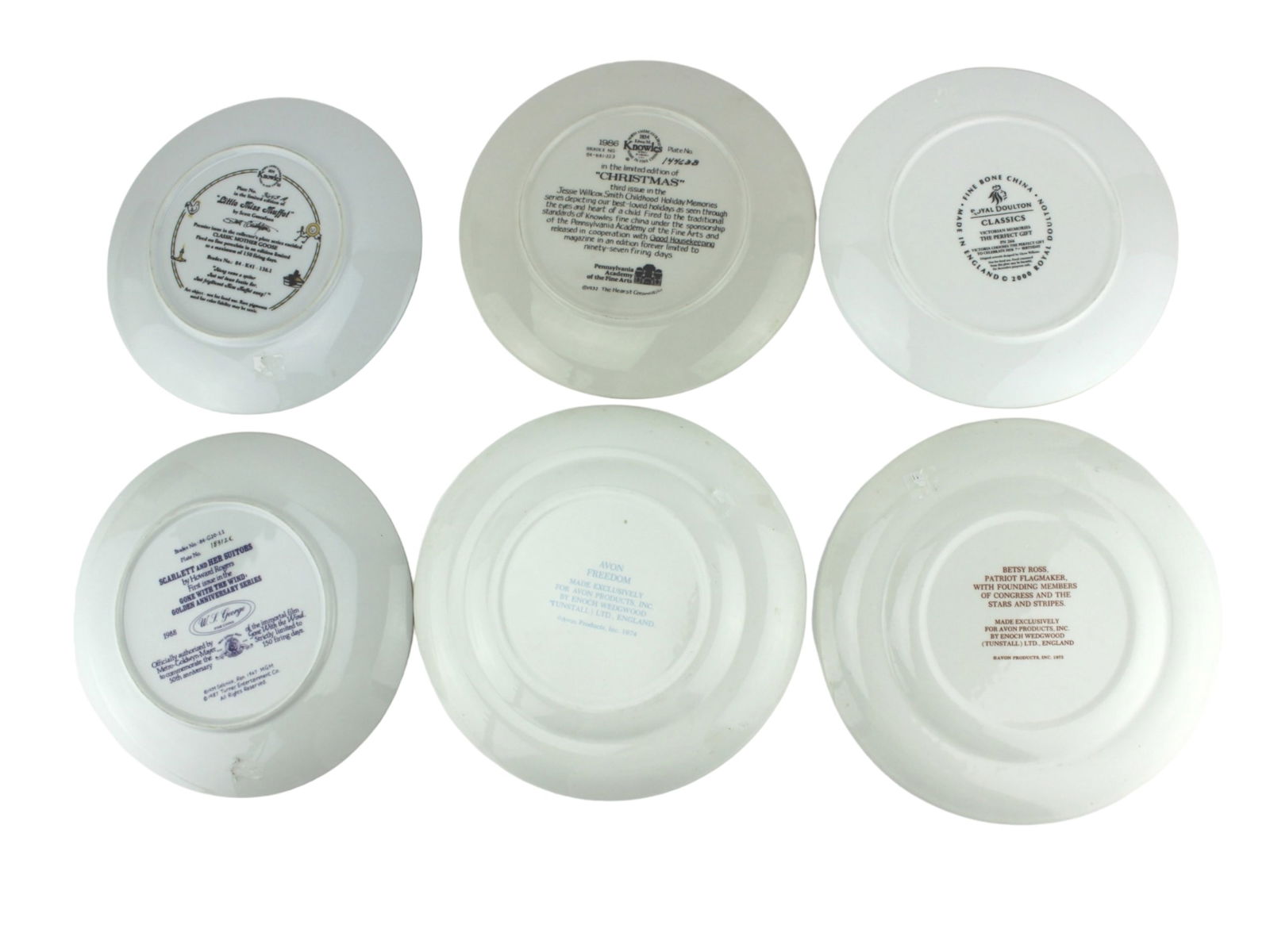 Six Collector's Ceramic Plates - 2