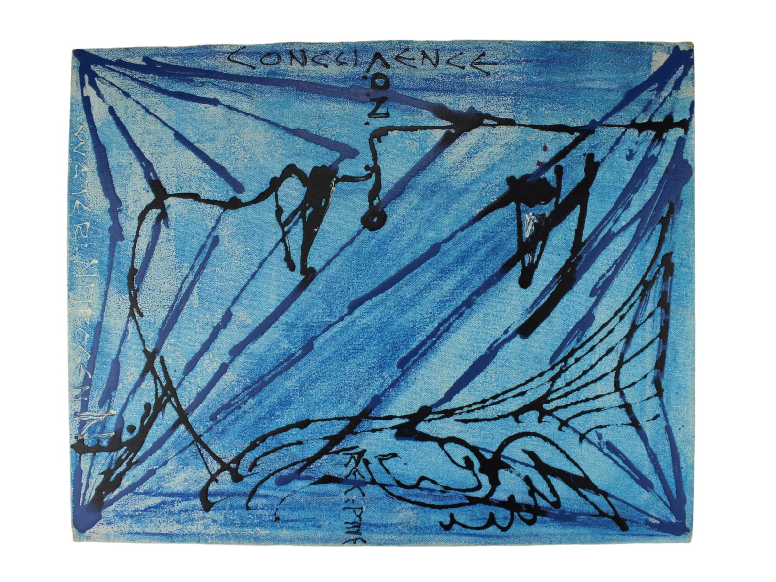 Abstract Expressionist Painting, Conscience - 2