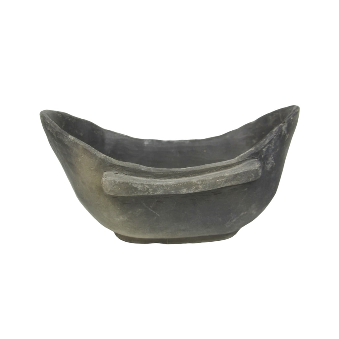 Antique Chinese Black Clay Cup with Flat Handles (1 of 4)