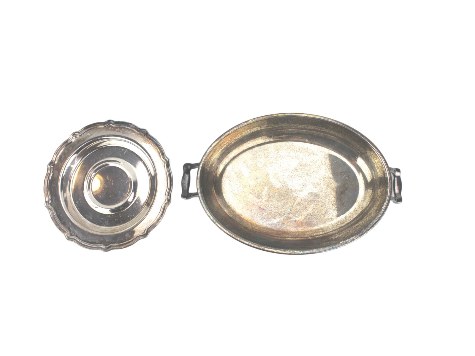 TWO SILVERPLATE ITEMS (1 of 6)
