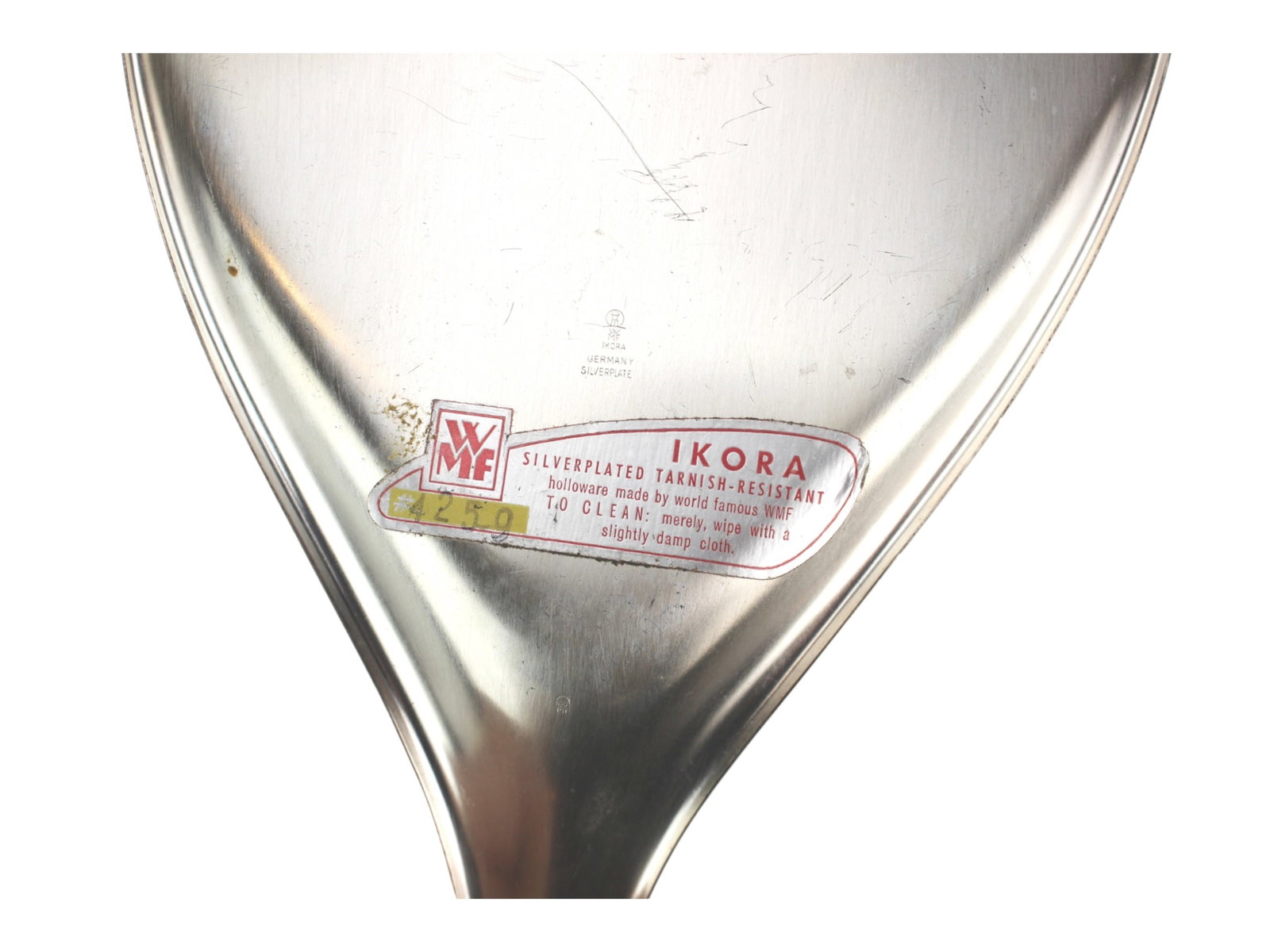 THREE SILVER PLATE SPATULAS - 10