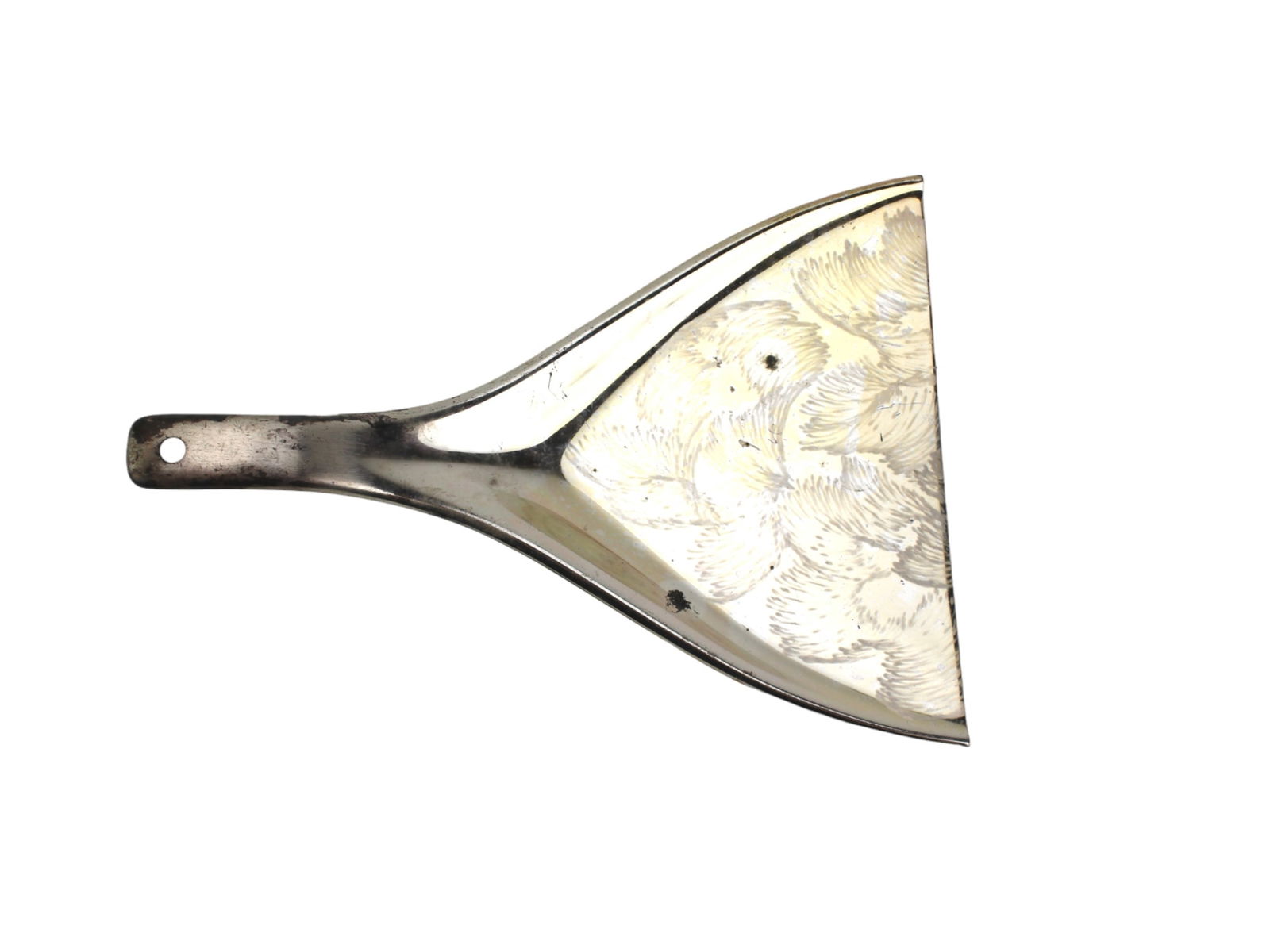 THREE SILVER PLATE SPATULAS - 8