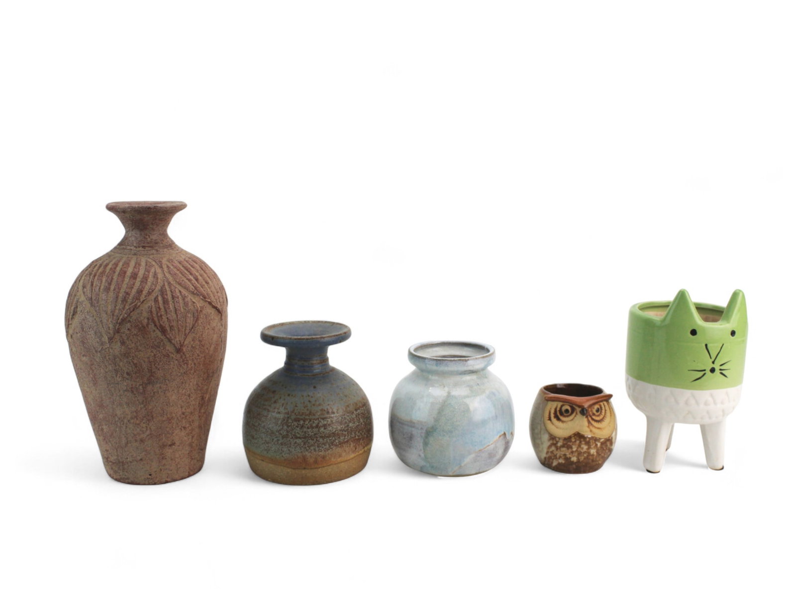Group of Four Collectible Ceramic Vases (1 of 10)