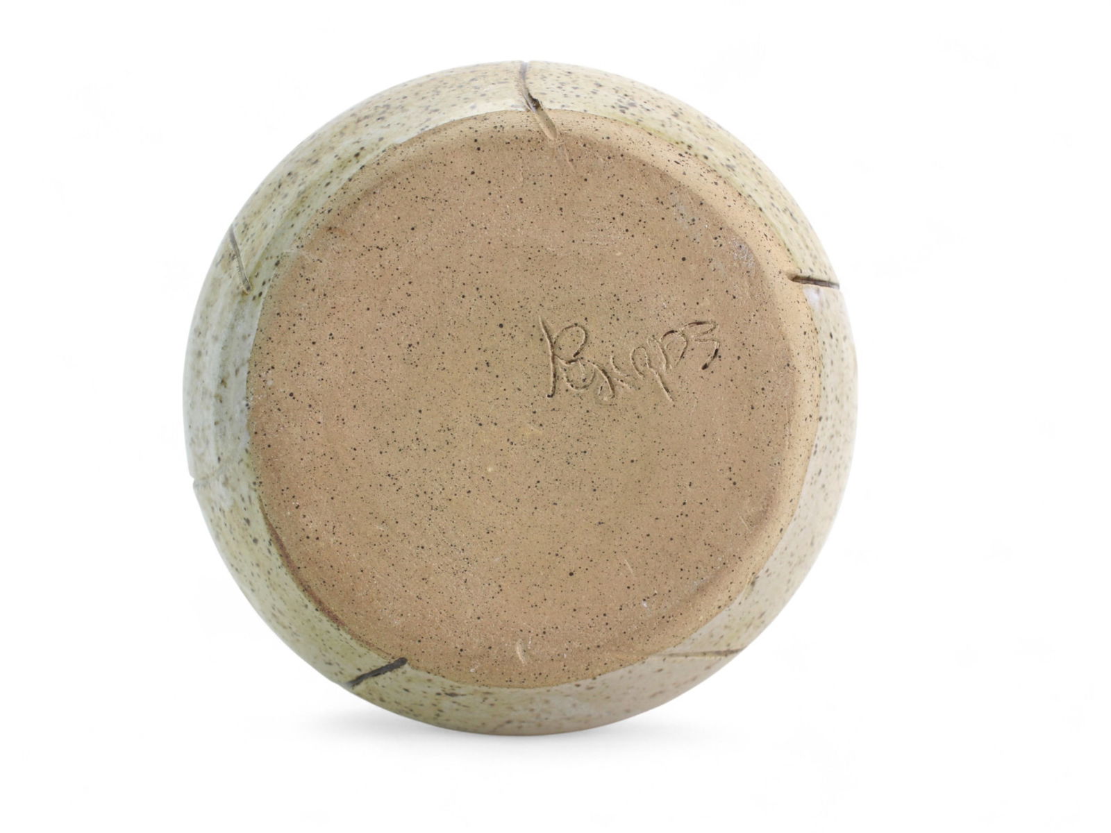 Pottery Vase with Wheat Motif Design - 5