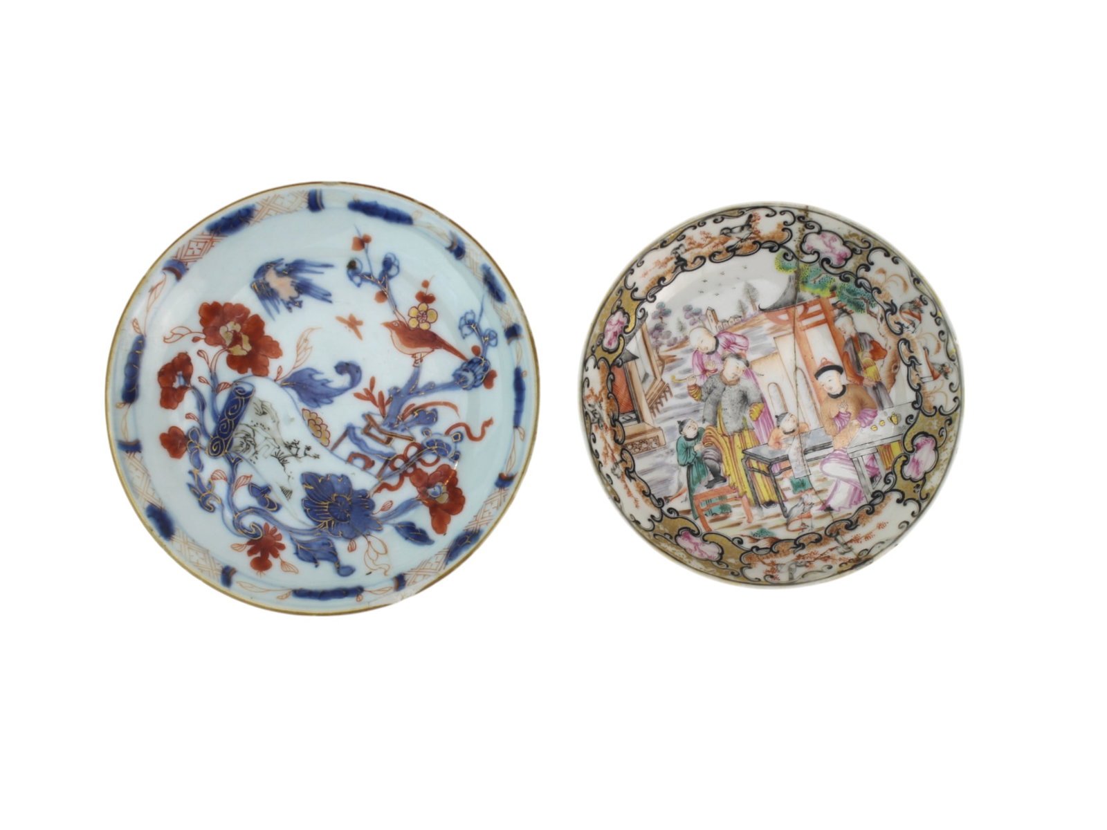 Two 19th C Chinese Export Porcelain Dishes (1 of 9)