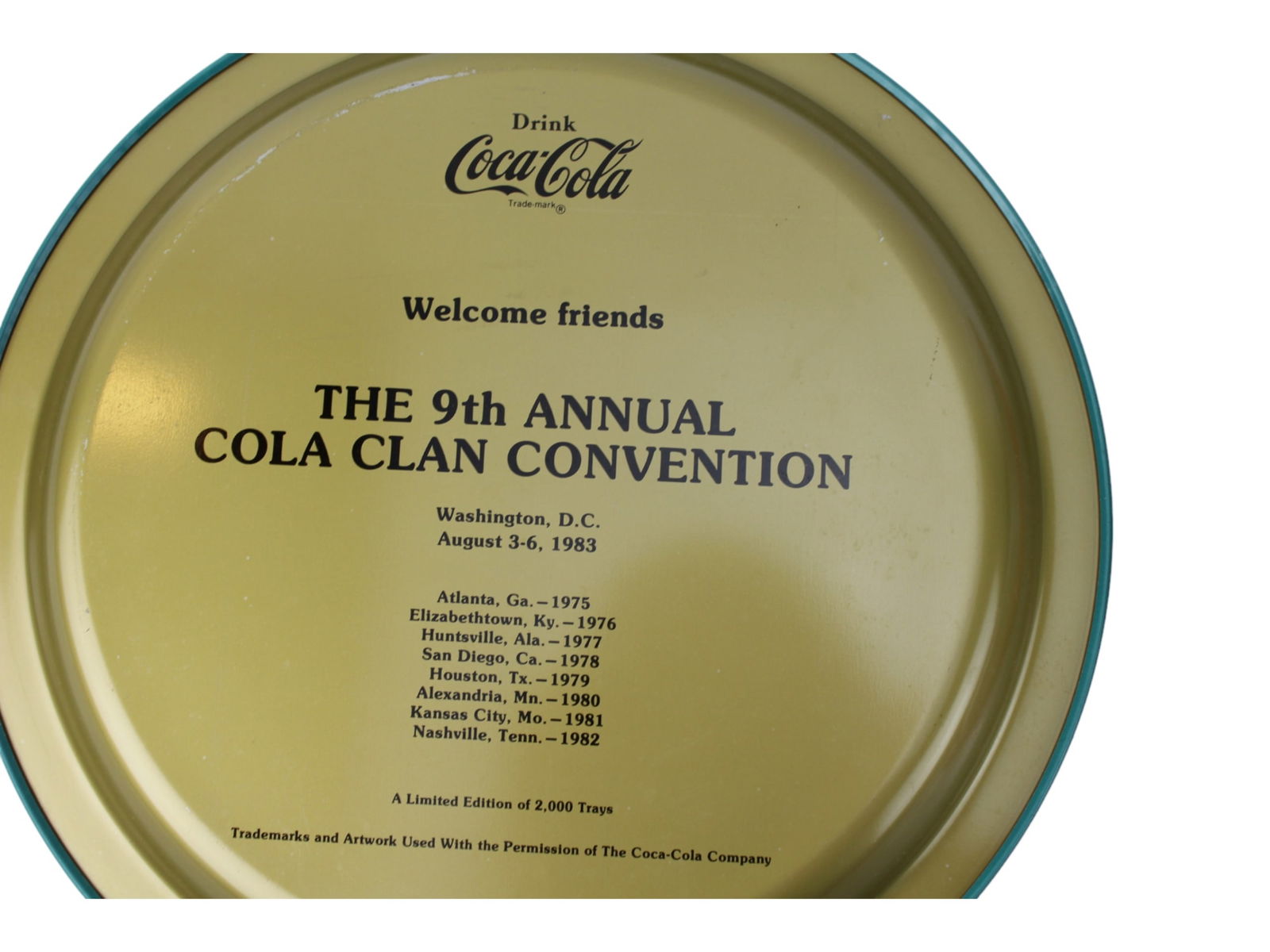 FIVE VARIOUS TIN SERVING TRAYS - 4