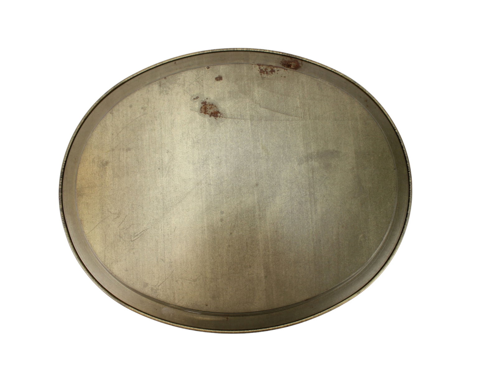 FIVE VARIOUS TIN SERVING TRAYS - 7