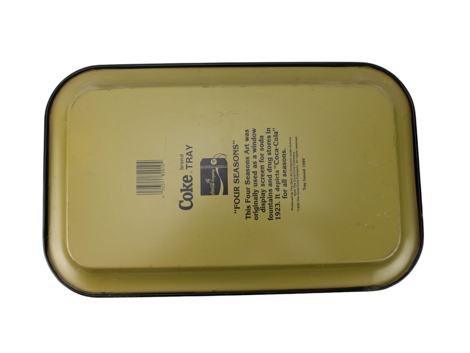 FIVE VARIOUS TIN SERVING TRAYS - 9