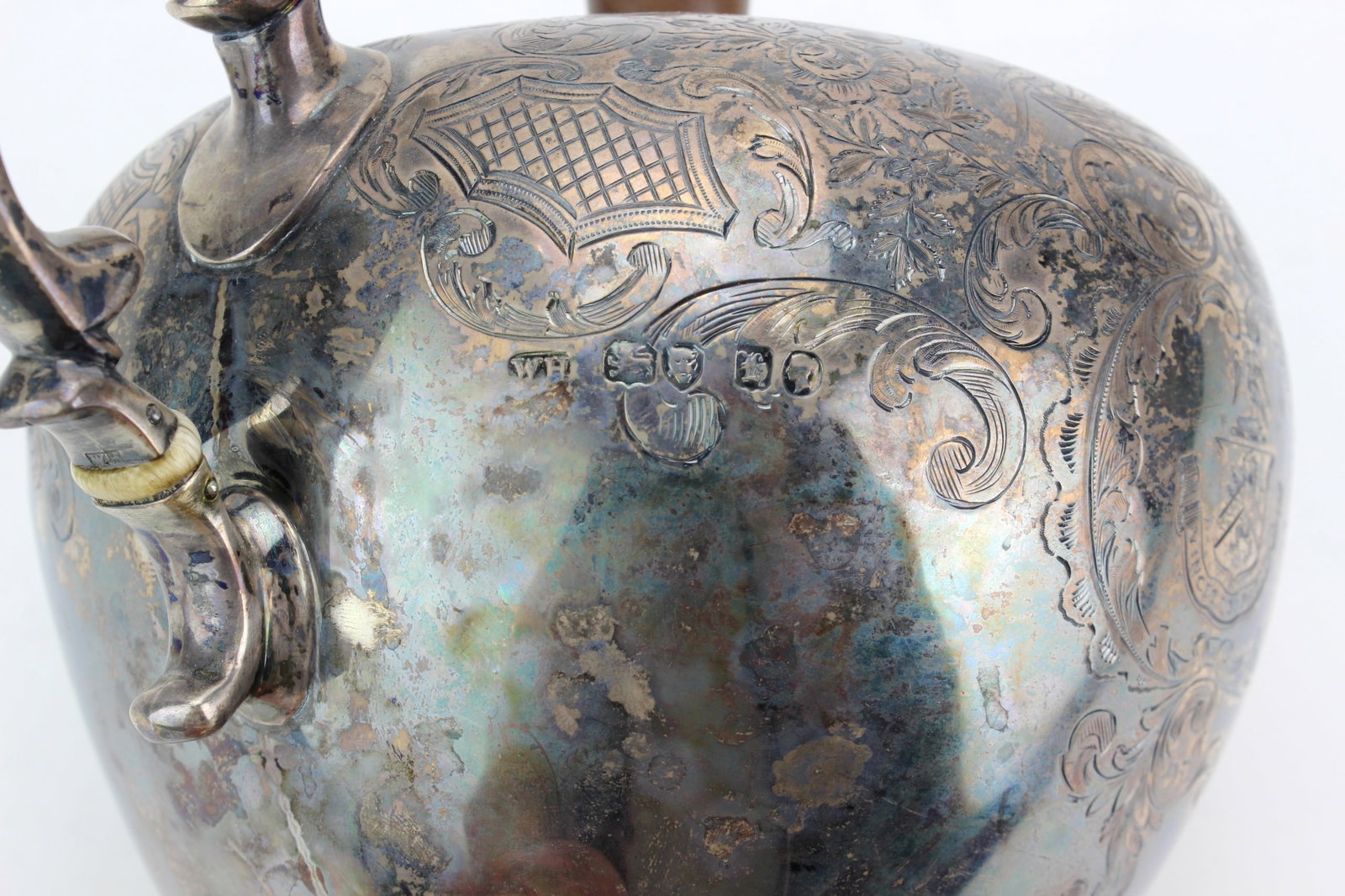 William Hunter Sterling Silver Teapot - 9