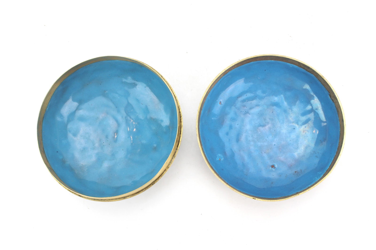 Blue Cloisonne Covered Box - 6