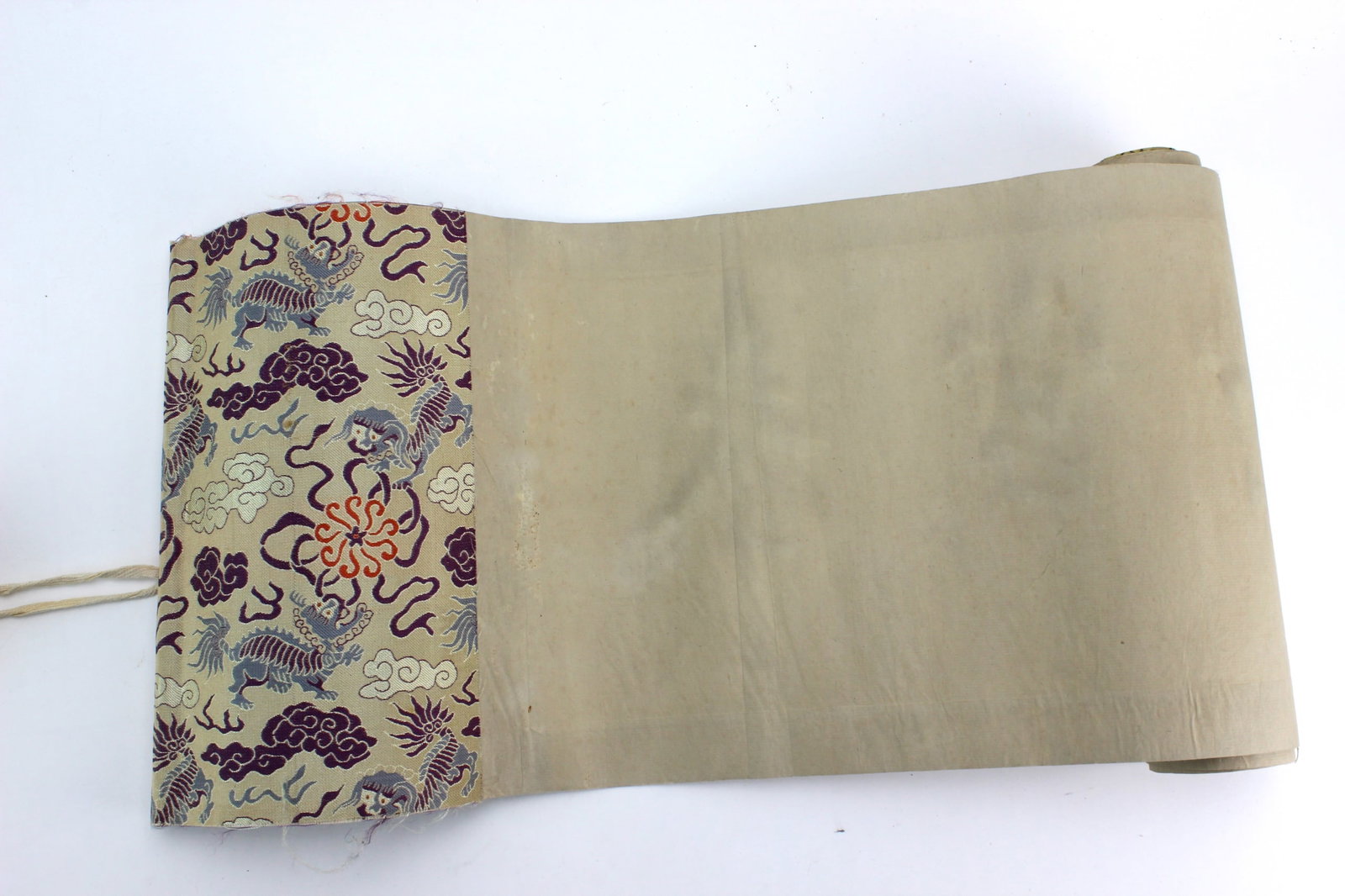 Long Asian Erotic Watercolor Scroll - 8
