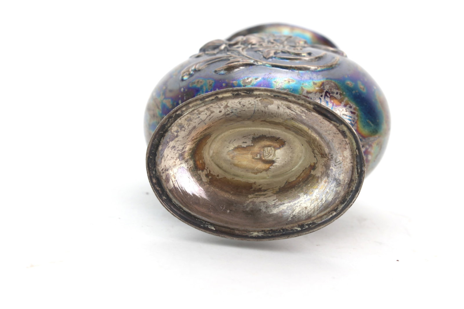 Small Silver Floral Vase - 5