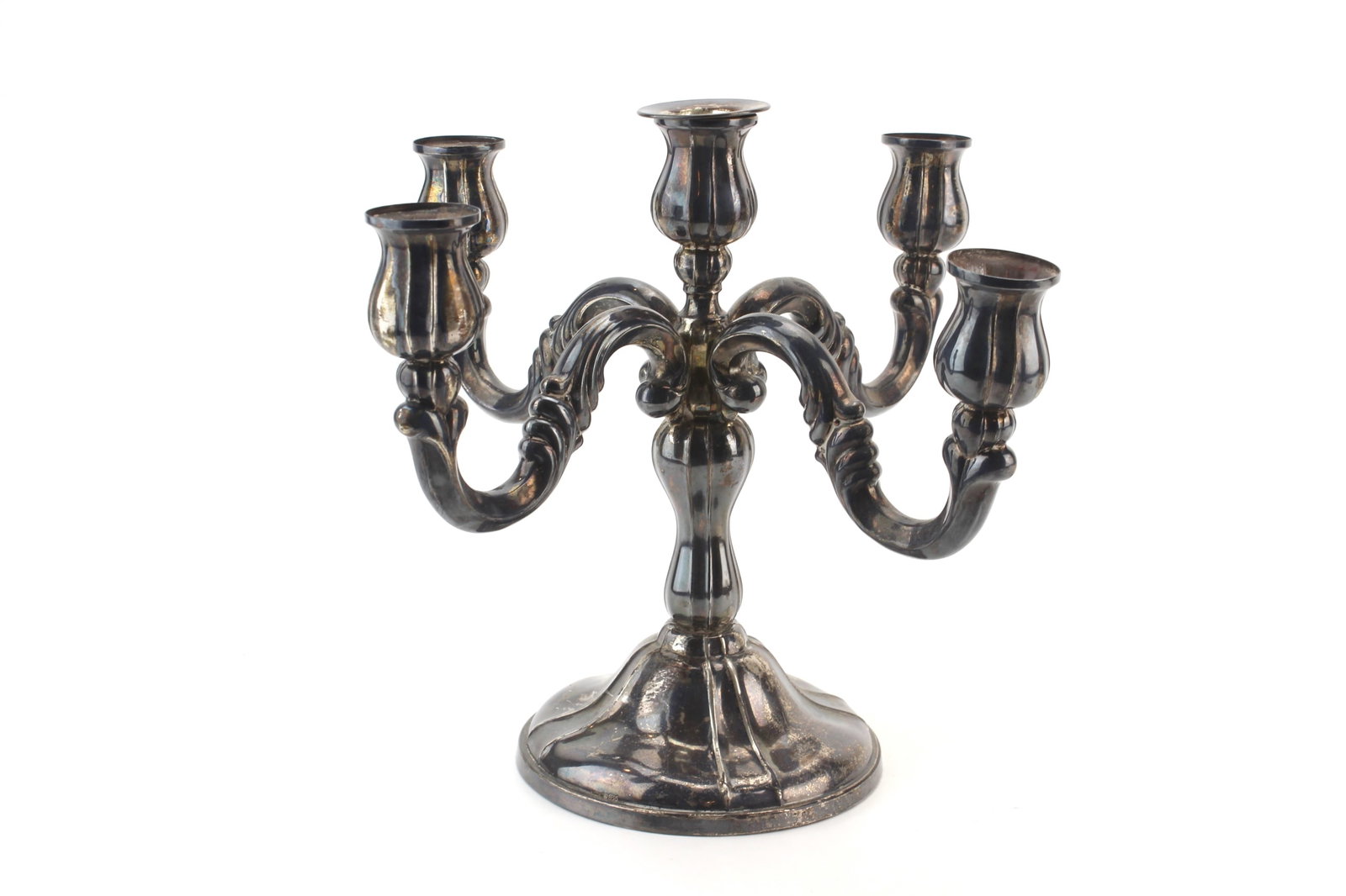 835 Silver 5-Light Candelabra (1 of 8)