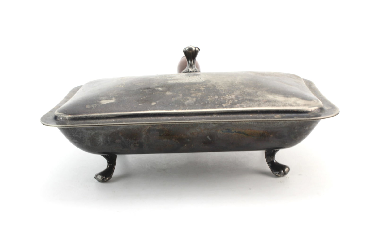 Silverplate Covered Serving Dish - 4