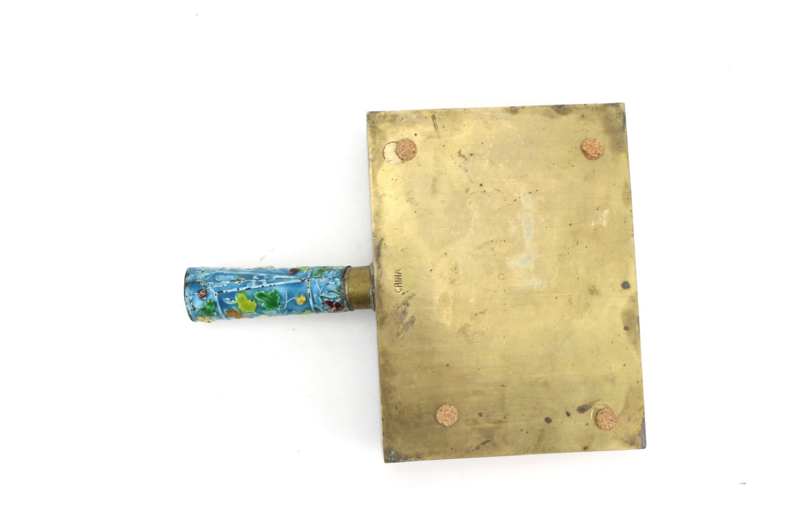 Chinese Enamel Brass Box - 6