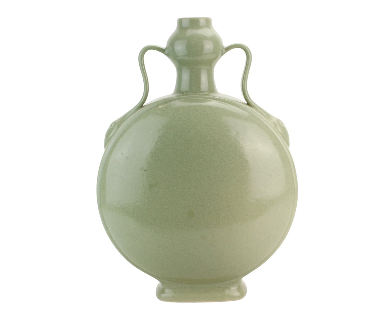 Chinese Celadon Glazed Moon Flask Vase (1 of 6)