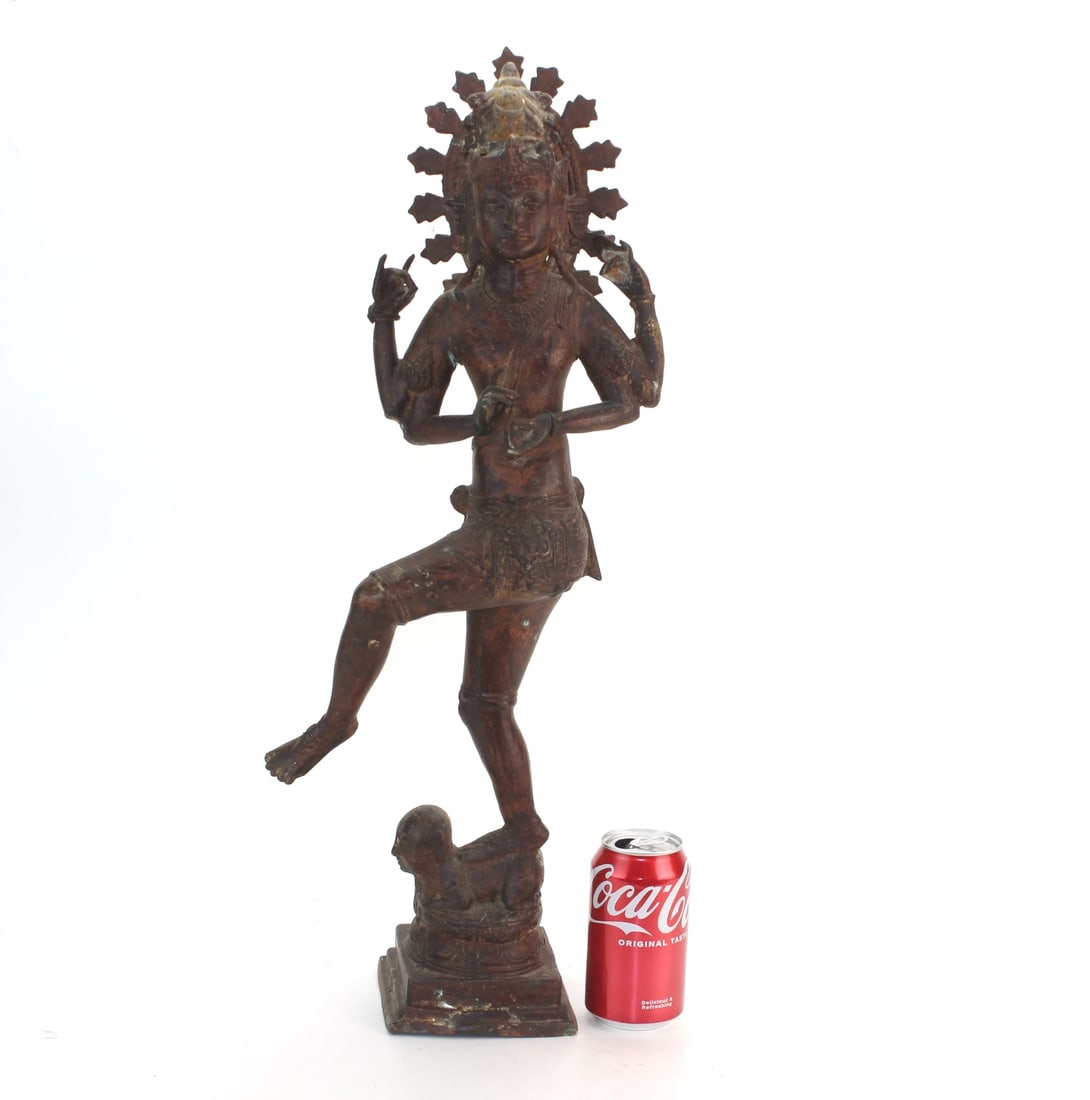 Bronze Multi-Armed Deity Figure - 14