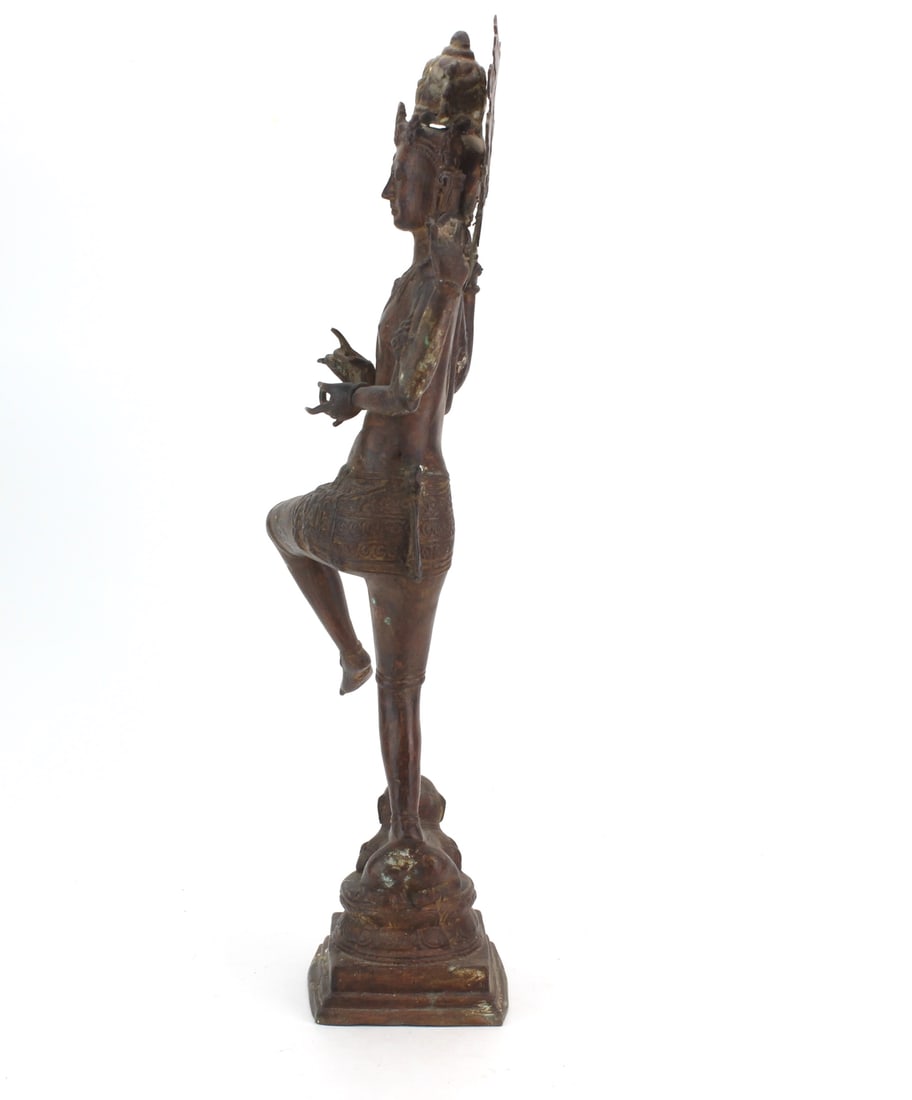 Bronze Multi-Armed Deity Figure - 2