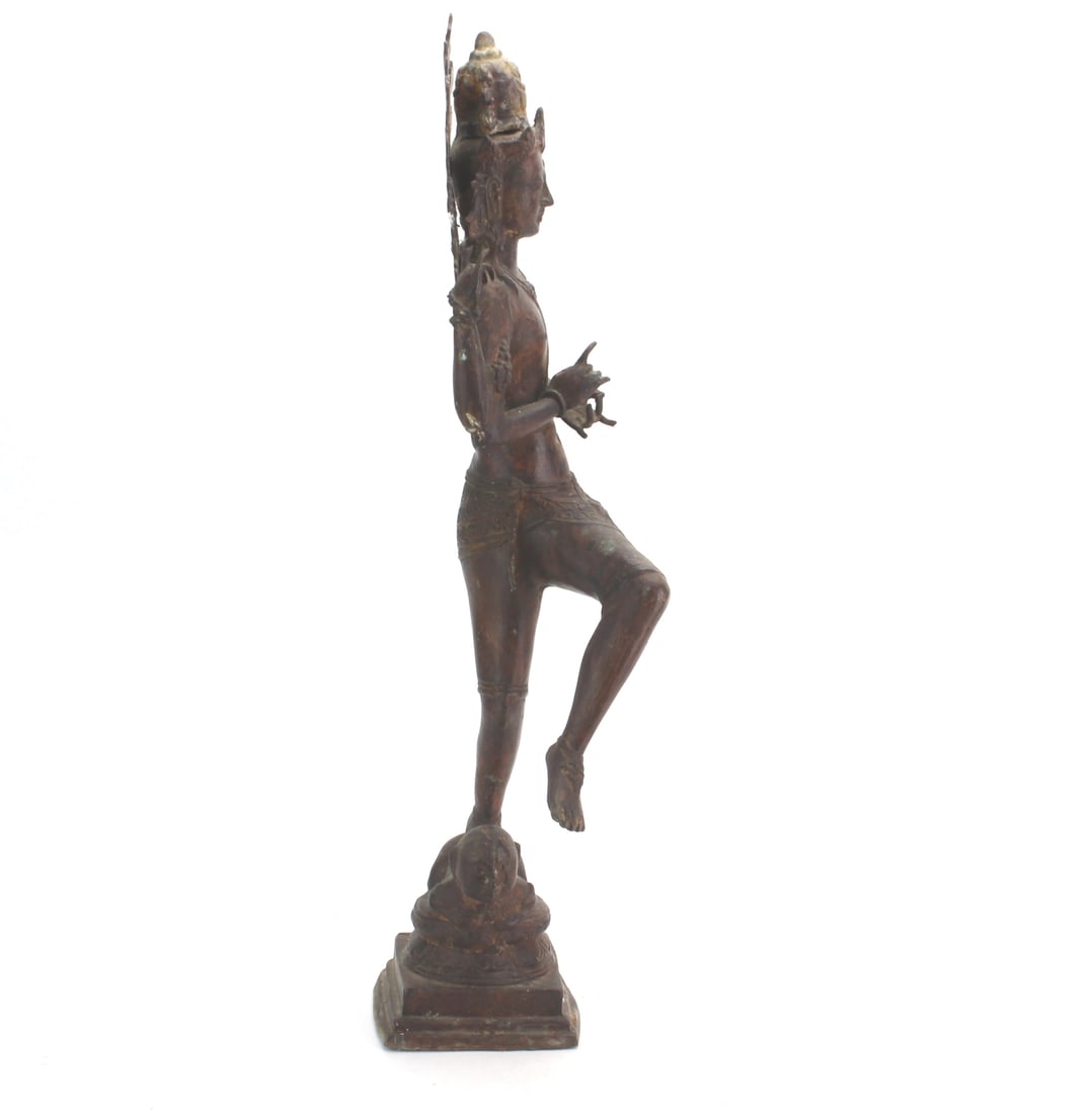 Bronze Multi-Armed Deity Figure - 4