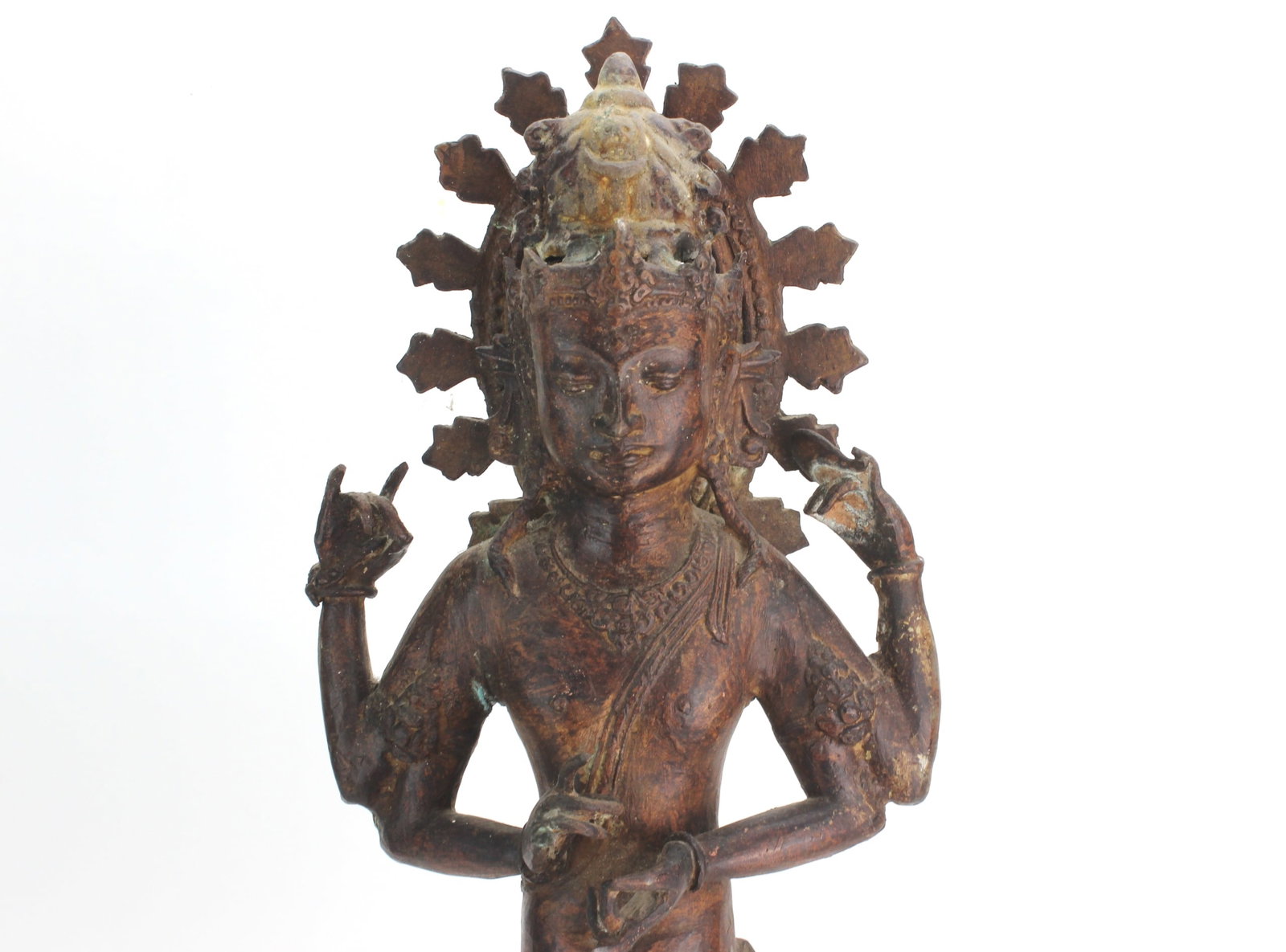 Bronze Multi-Armed Deity Figure - 5