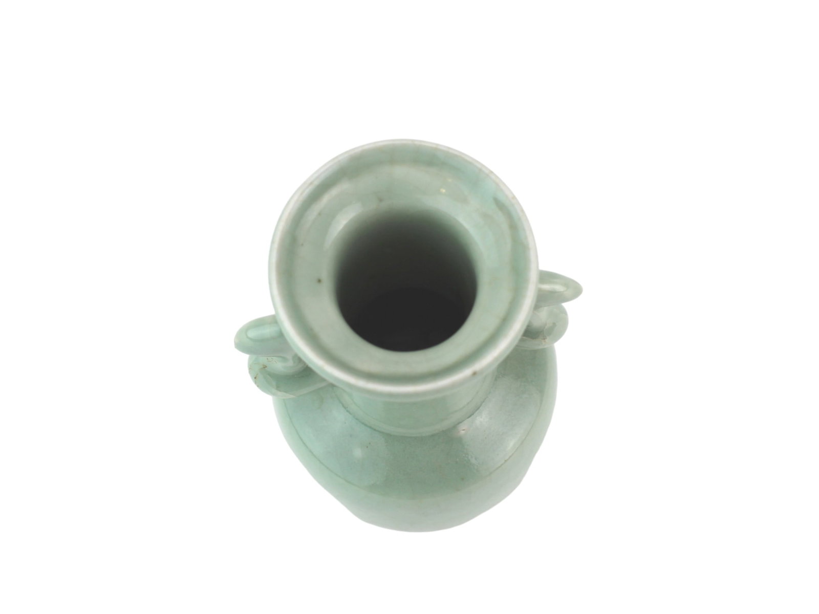 Chinese Celadon Double-Ear Vase - 4