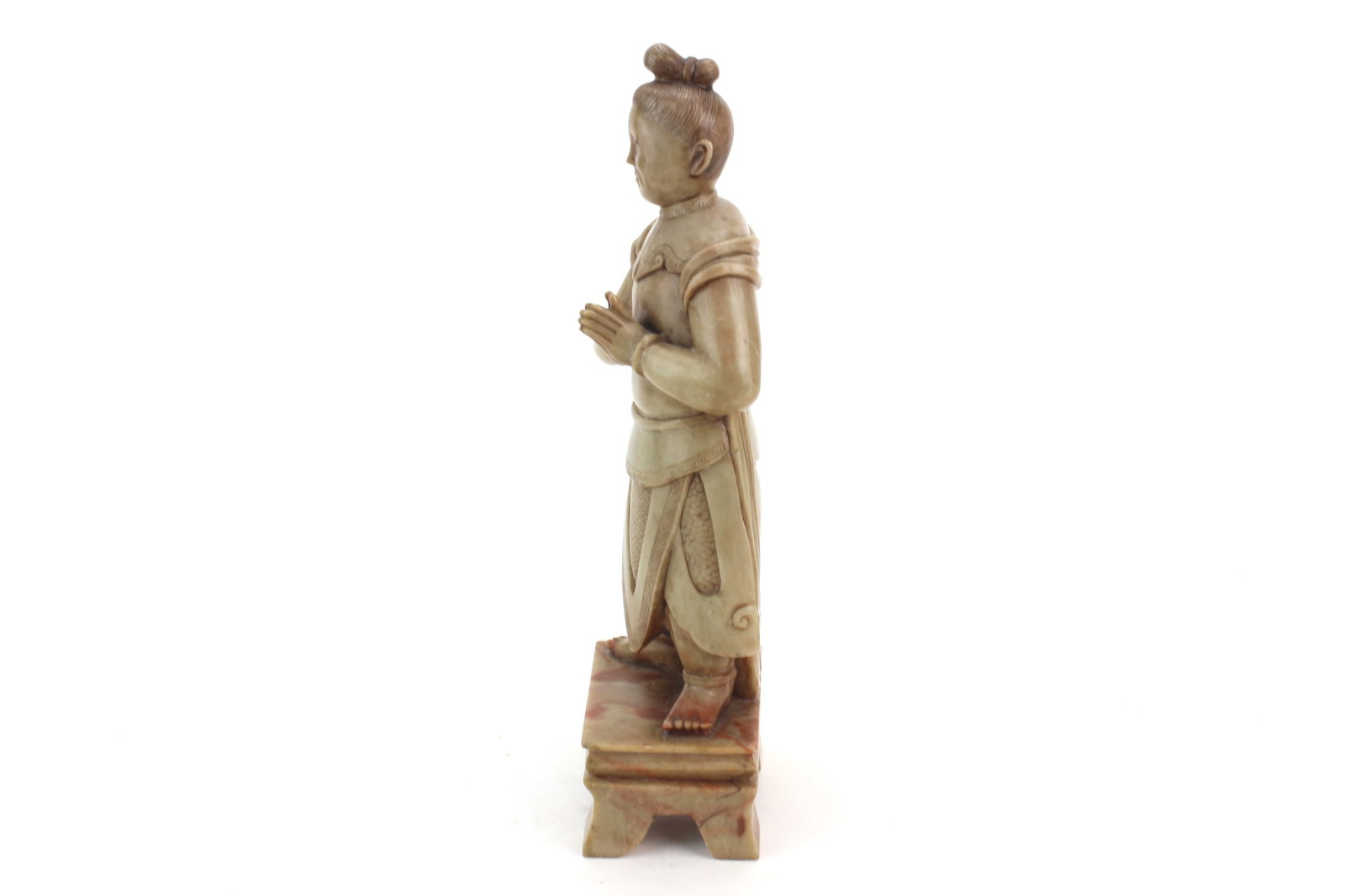 Three Chinese Soapstone Figures - 12